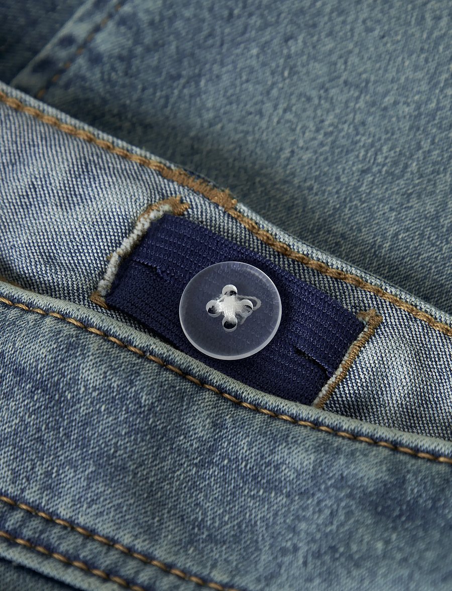 name it - NKMSILAS XSLIM JEANS 2002-TX NOOS - skinny jeans - vintage medium blue denim - 4