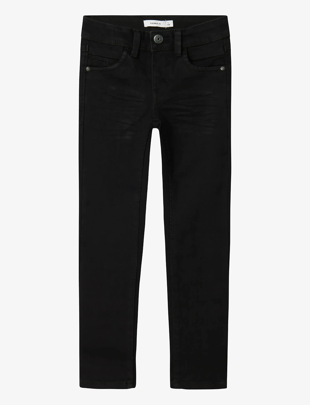 name it - NKMSILAS XSLIM JEANS 2002-TX NOOS - skinny jeans - black - 0