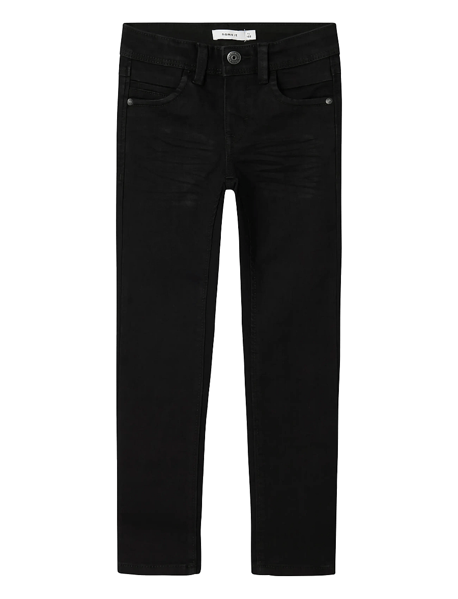 name it - NKMSILAS XSLIM JEANS 2002-TX NOOS - skinny jeans - black - 0