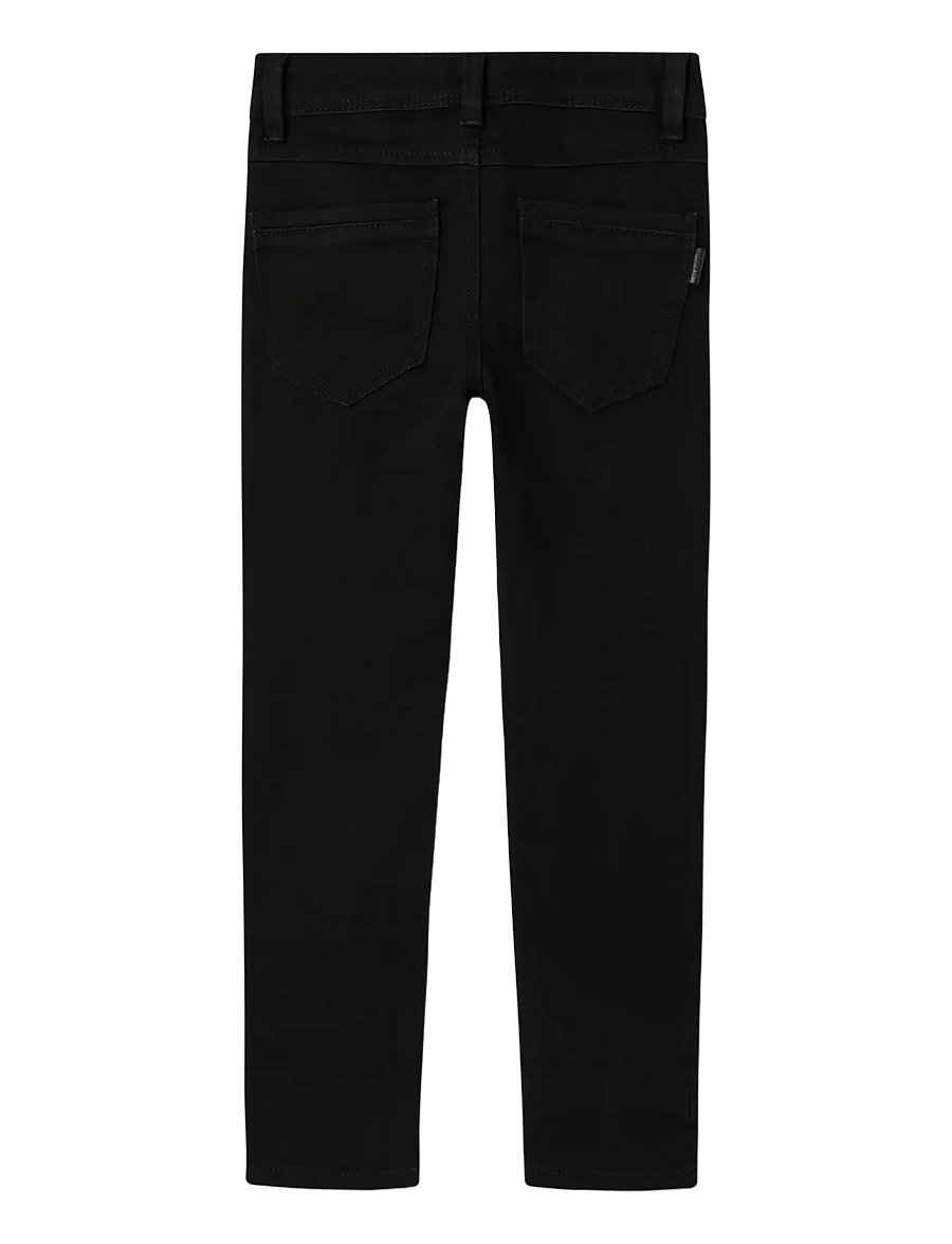 name it - NKMSILAS XSLIM JEANS 2002-TX NOOS - skinny jeans - black - 1