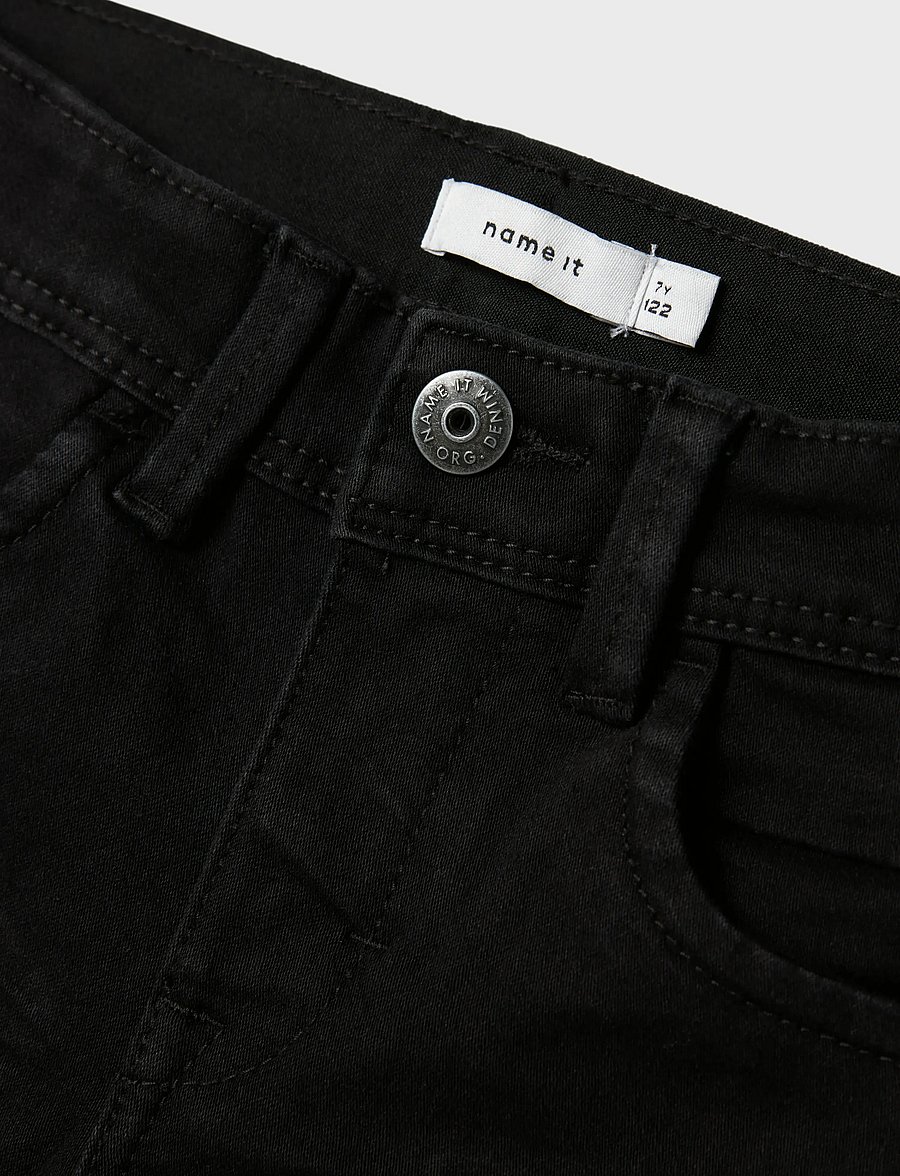 name it - NKMSILAS XSLIM JEANS 2002-TX NOOS - skinny jeans - black - 3