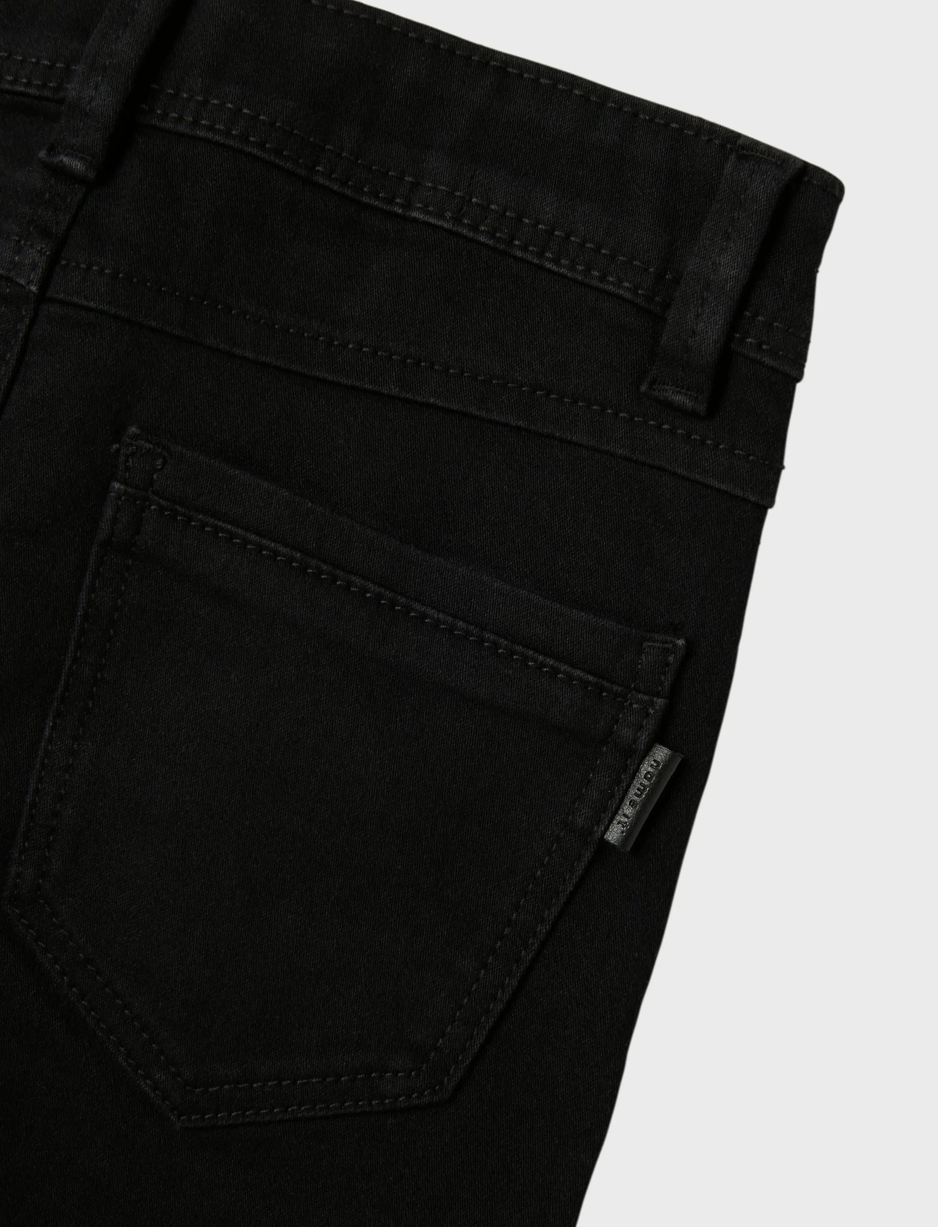 name it - NKMSILAS XSLIM JEANS 2002-TX NOOS - skinny jeans - black - 4