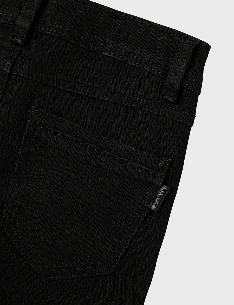 name it - NKMSILAS XSLIM JEANS 2002-TX NOOS - skinny jeans - black - 4