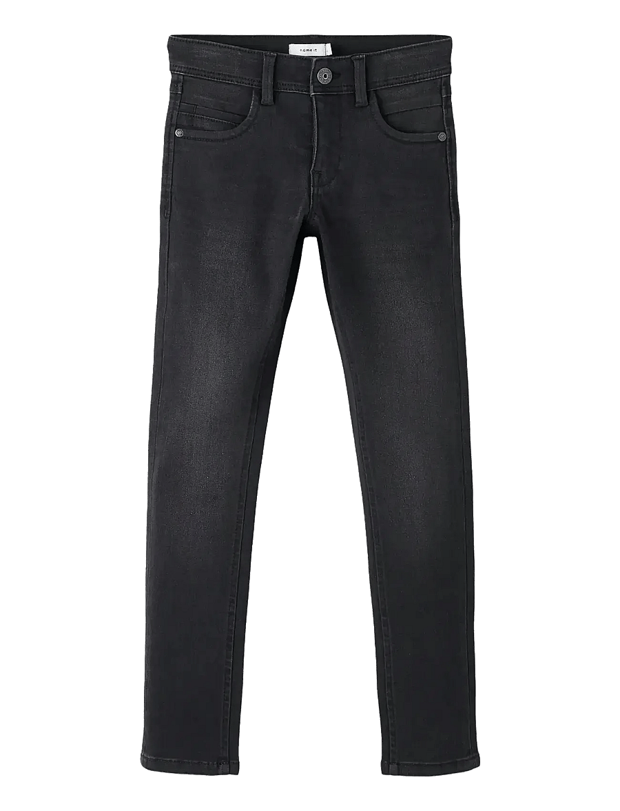 name it - NKMSILAS XSLIM JEANS 2002-TX NOOS - skinny jeans - black denim - 1