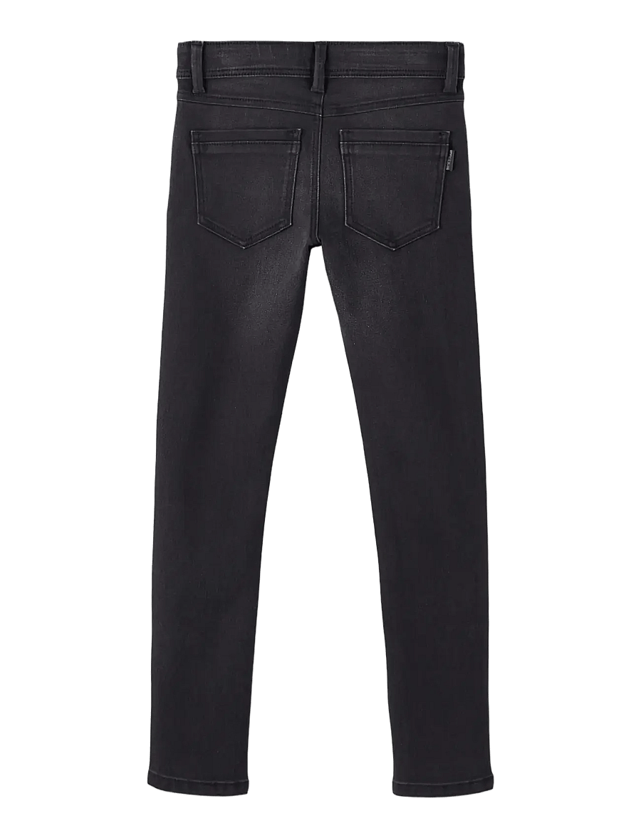 name it - NKMSILAS XSLIM JEANS 2002-TX NOOS - skinny jeans - black denim - 2