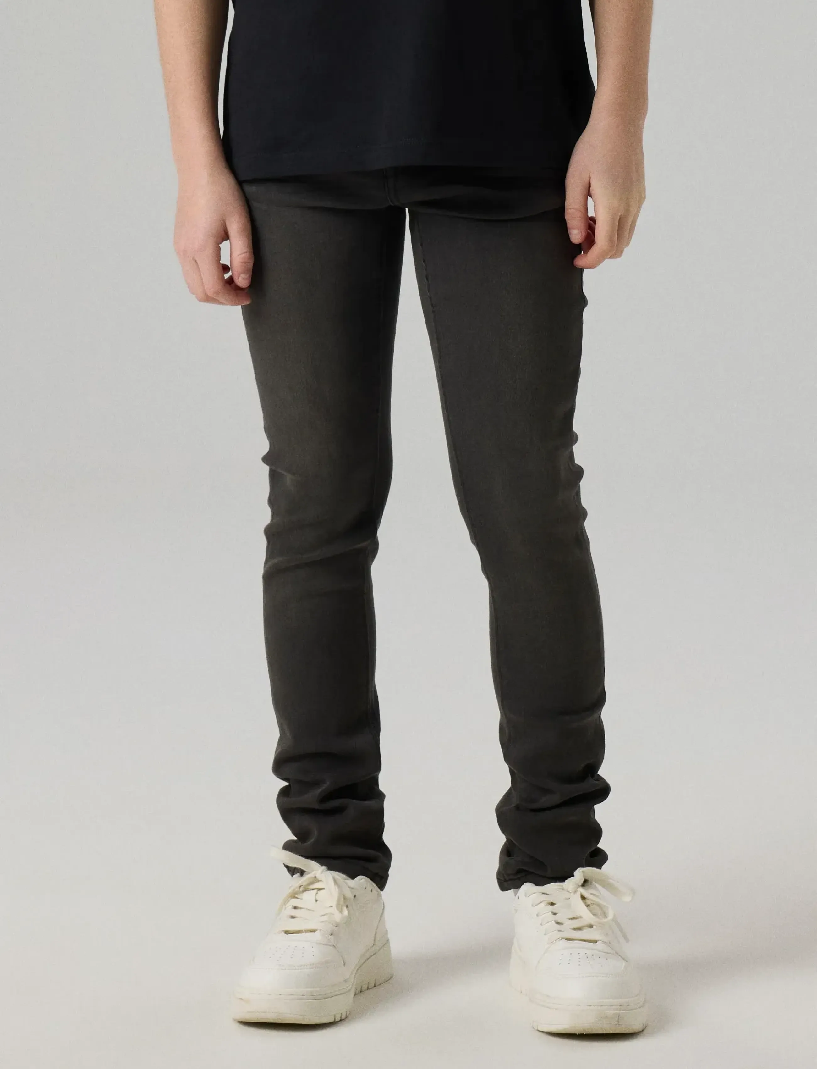 name it NKMSILAS XSLIM JEANS 2002-TX NOOS - Jeans - BLACK DENIM / black