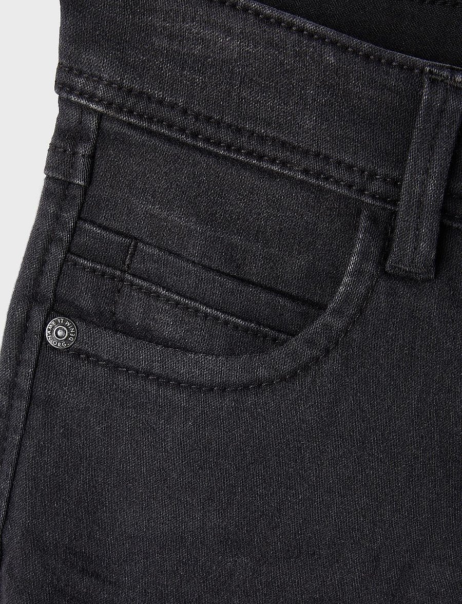 name it - NKMSILAS XSLIM JEANS 2002-TX NOOS - skinny jeans - black denim - 4