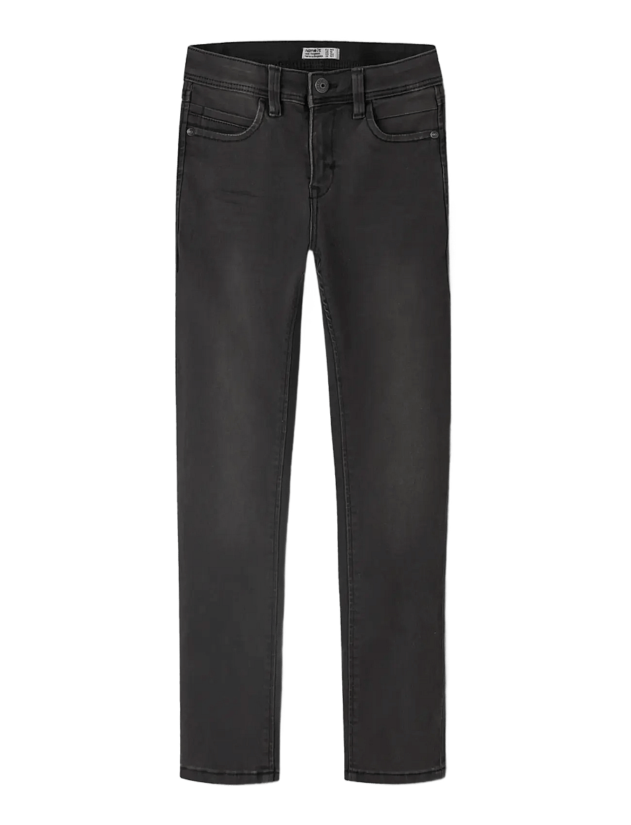 name it - NKMSILAS XSLIM JEANS 2002-TX NOOS - skinny jeans - black denim - 3