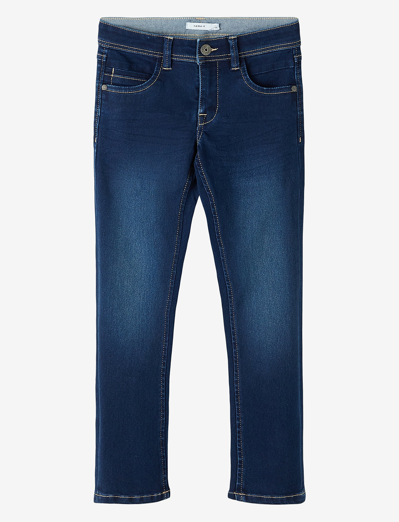 name it - NKMSILAS XSLIM JEANS 2002-TX NOOS - skinny jeans - dark blue denim - 1