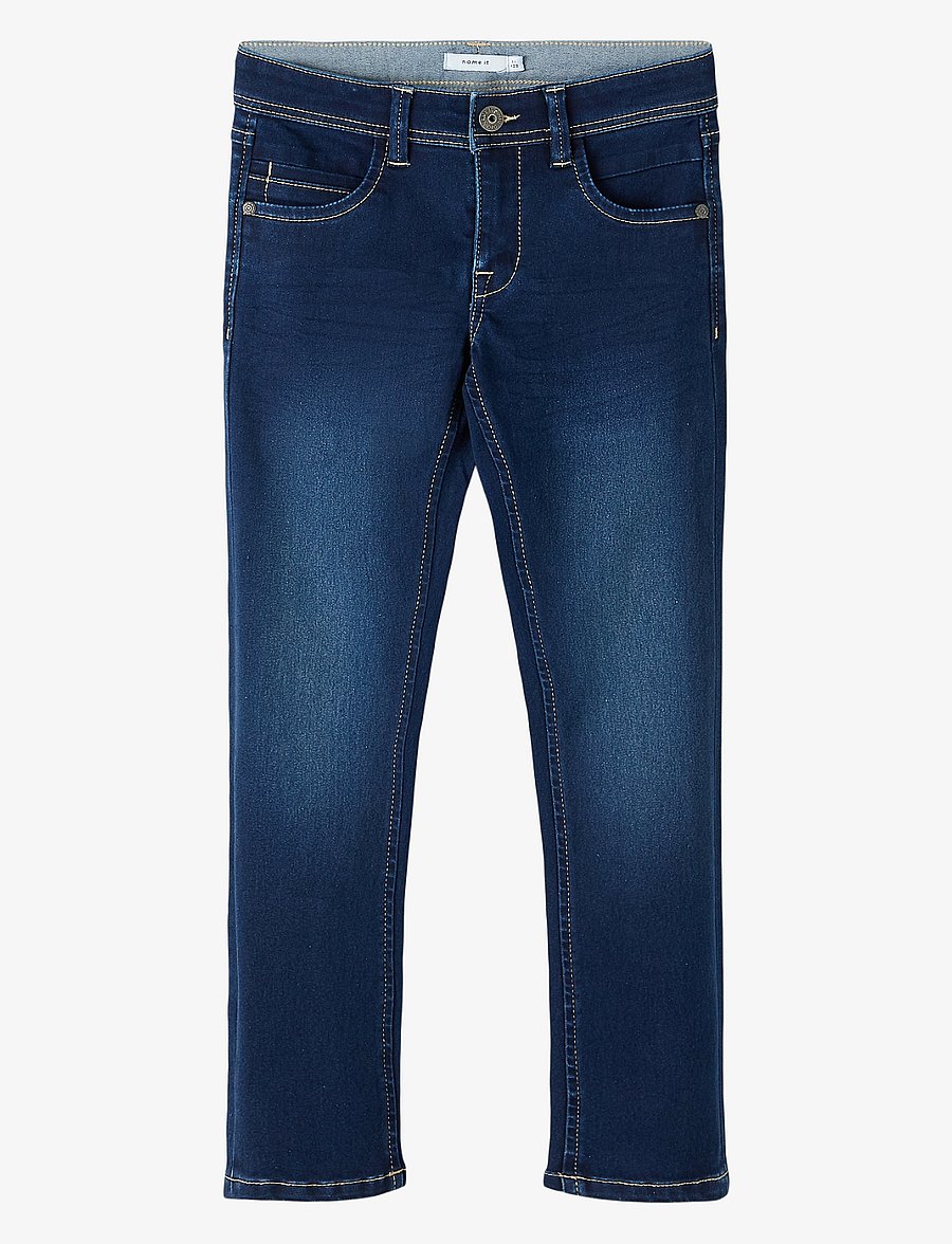 name it - NKMSILAS XSLIM JEANS 2002-TX NOOS - skinny jeans - dark blue denim - 1