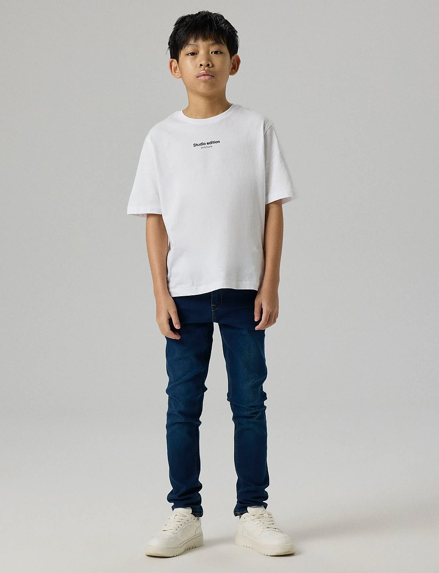 name it - NKMSILAS XSLIM JEANS 2002-TX NOOS - skinny jeans - dark blue denim - 5