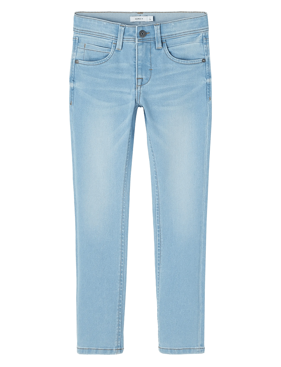 name it - NKMSILAS XSLIM JEANS 2002-TX NOOS - kitsad teksad - light blue denim - 1