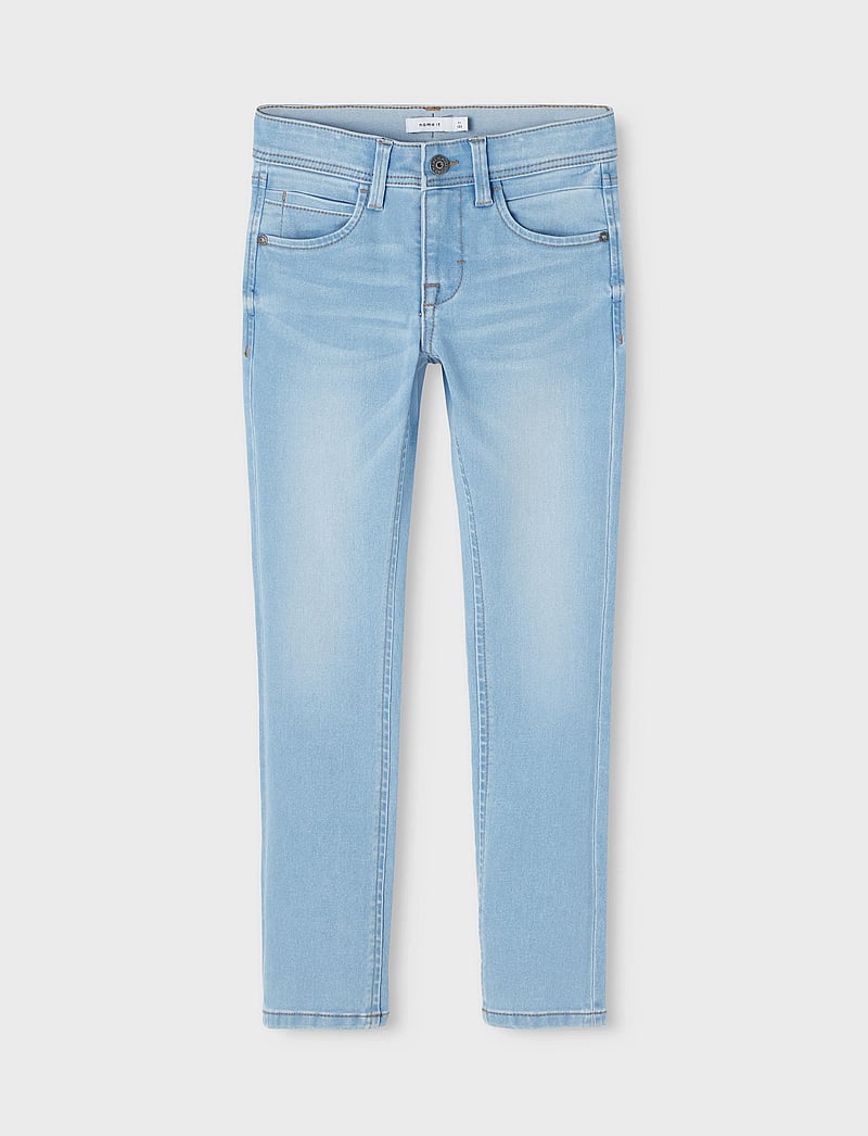name it - NKMSILAS XSLIM JEANS 2002-TX NOOS - liibuvad teksad - light blue denim - 0