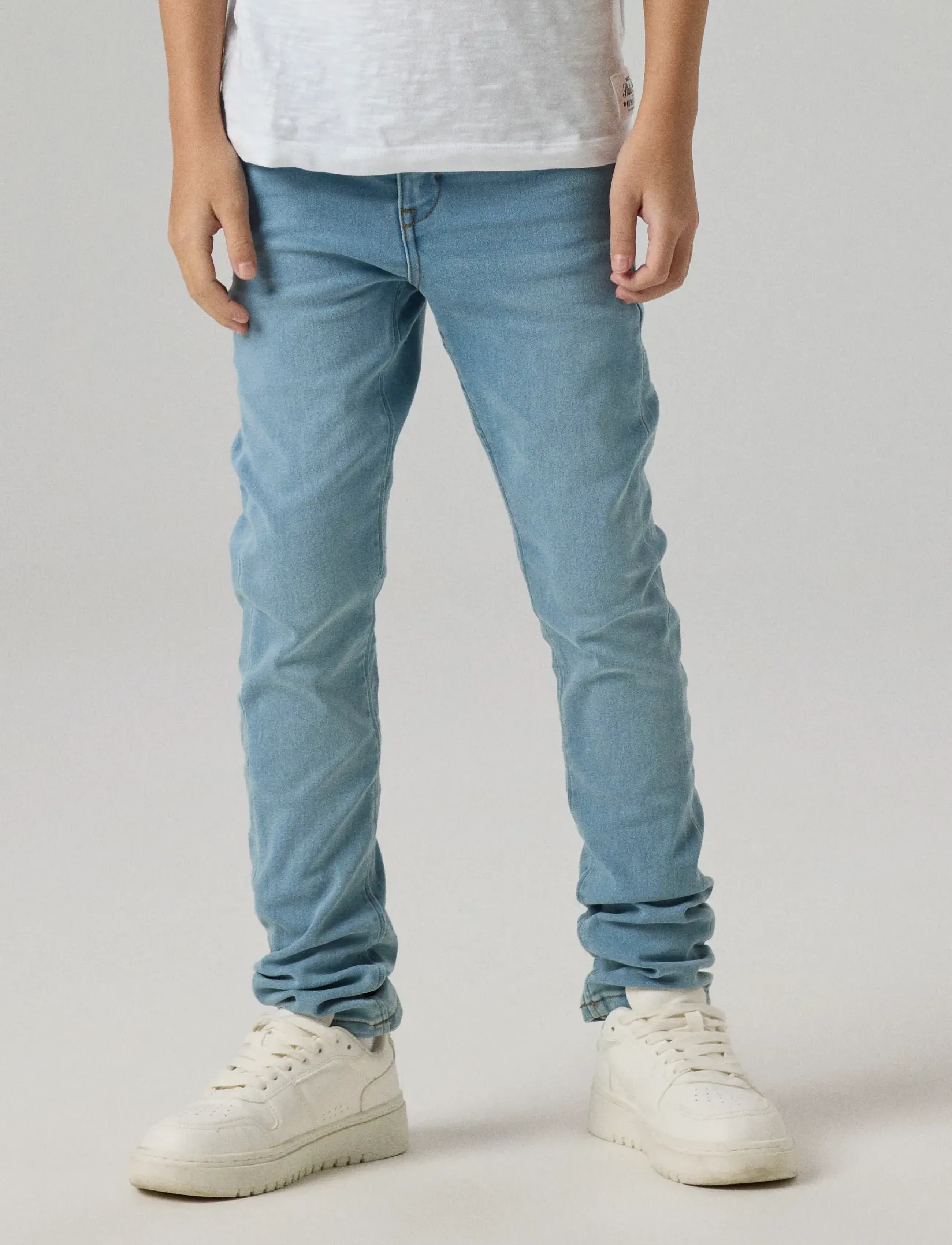 name it - NKMSILAS XSLIM JEANS 2002-TX NOOS - skinny jeans - light blue denim - 0
