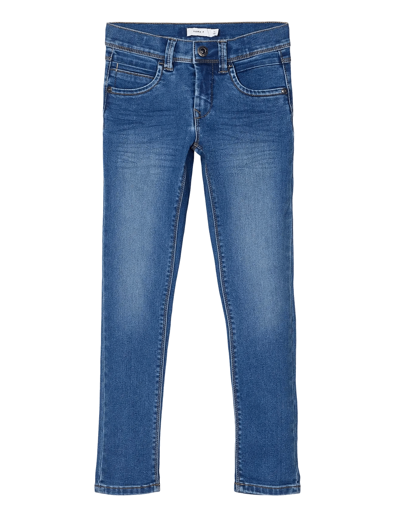 Medium Blue Denim Silas Slim Jeans Noos str. 140