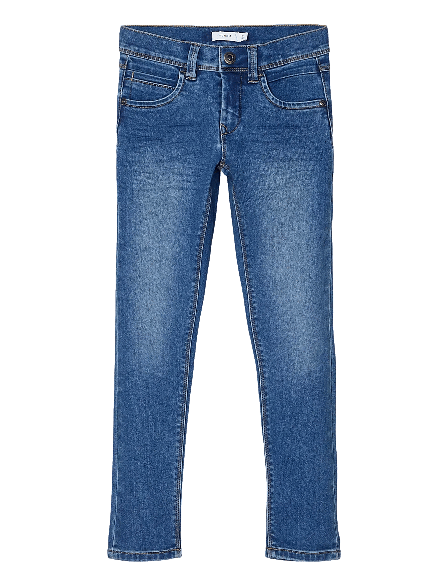name it - NKMSILAS XSLIM JEANS 2002-TX NOOS - skinny jeans - medium blue denim - 1