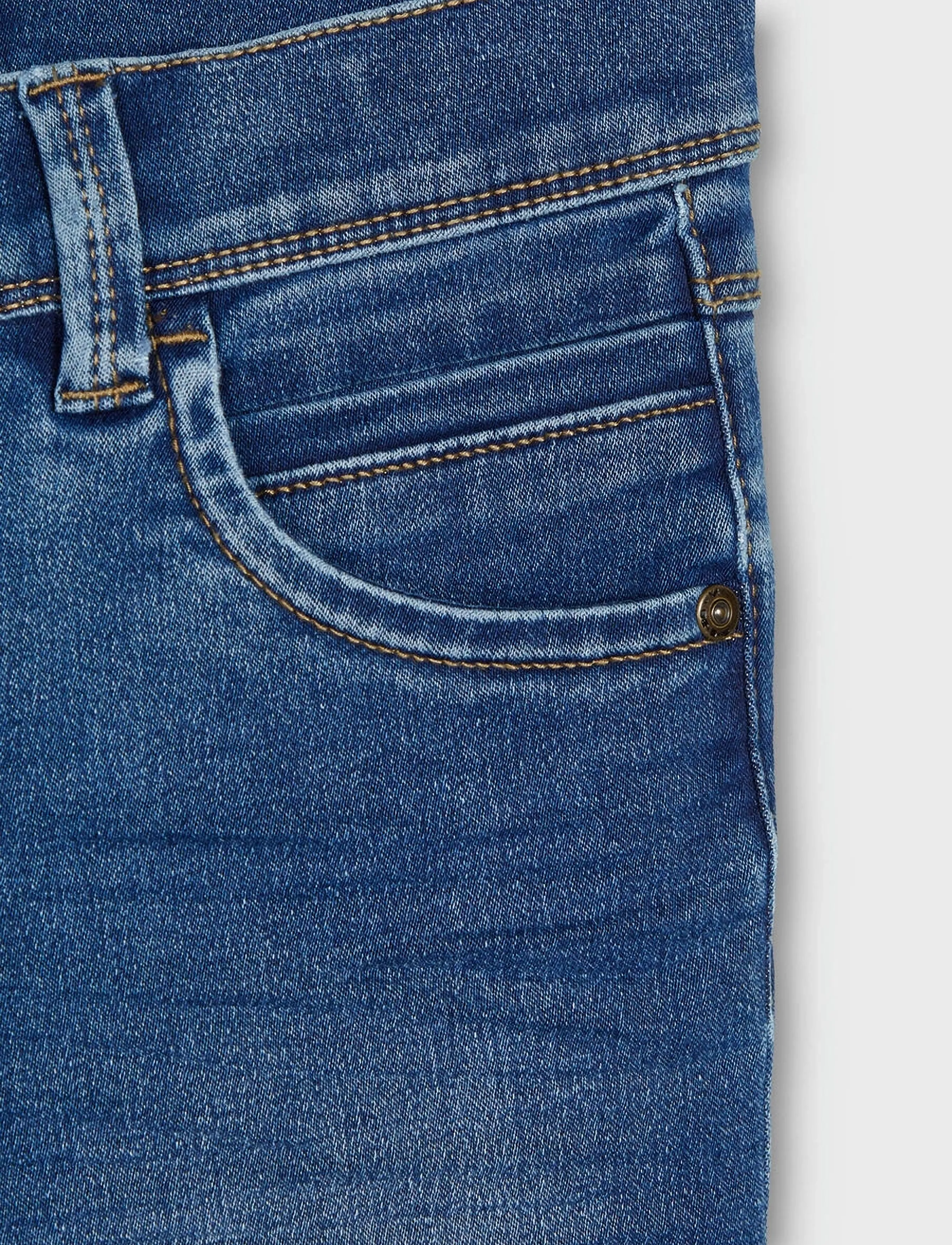 name it - NKMSILAS XSLIM JEANS 2002-TX NOOS - skinny jeans - medium blue denim - 4