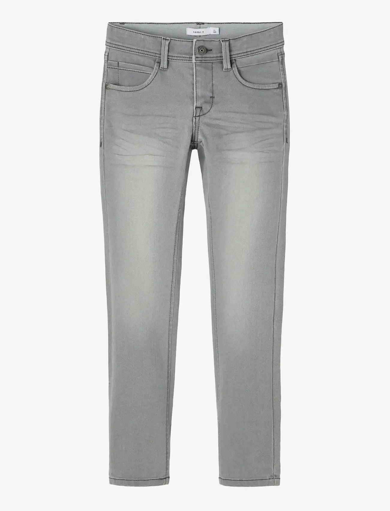 name it - NKMSILAS XSLIM JEANS 2002-TX NOOS - skinny jeans - medium grey denim - 1
