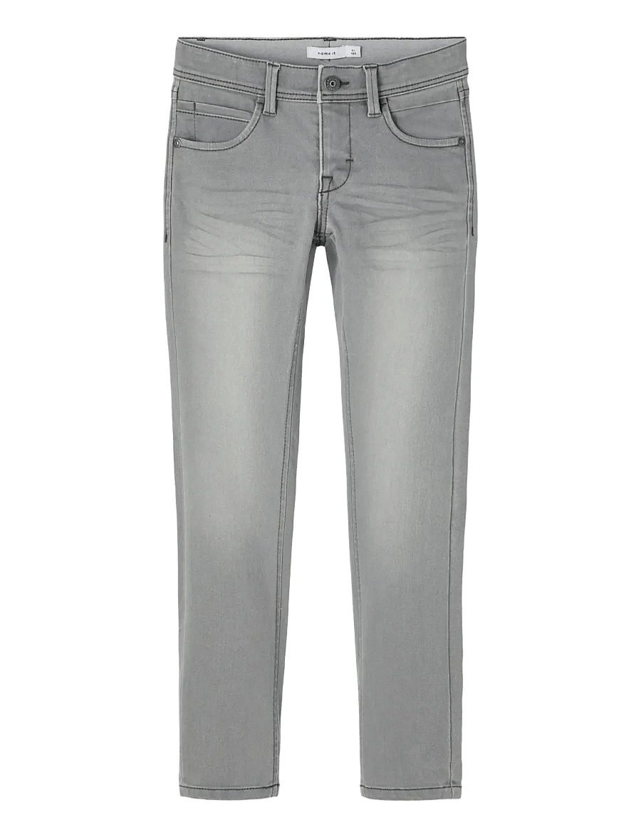 name it - NKMSILAS XSLIM JEANS 2002-TX NOOS - skinny jeans - medium grey denim - 1