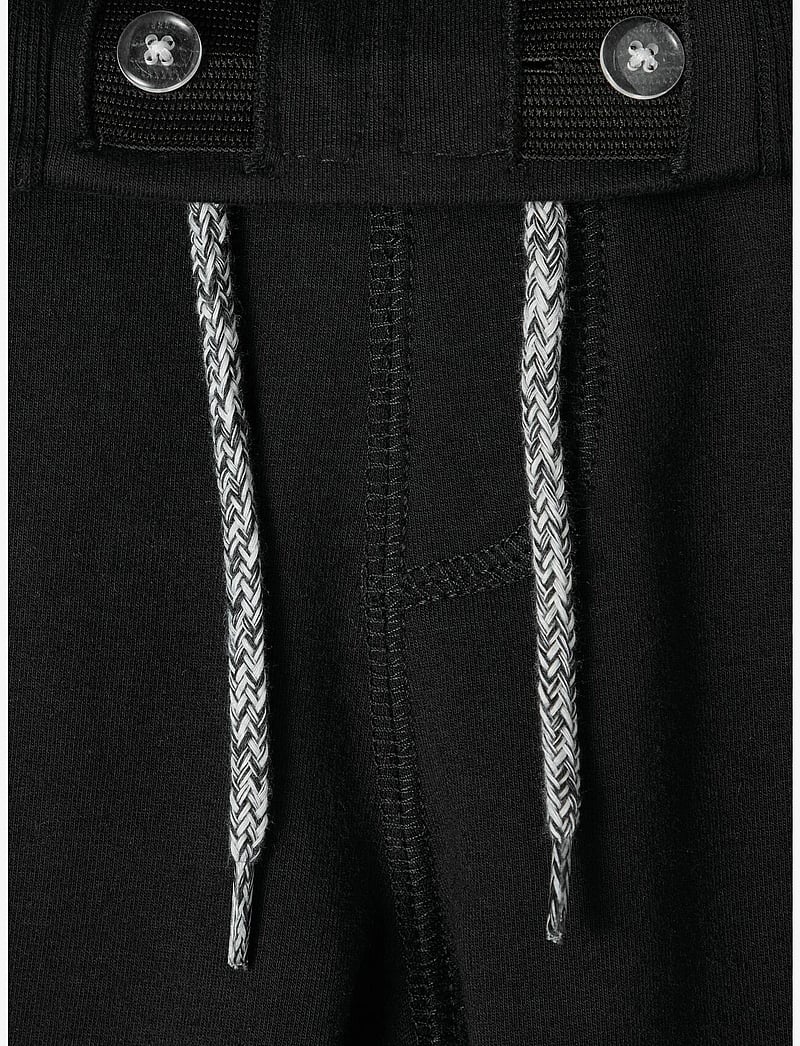 name it - NKMHONK SWE LONG SHORTS UNB NOOS - sweatshorts - black - 3
