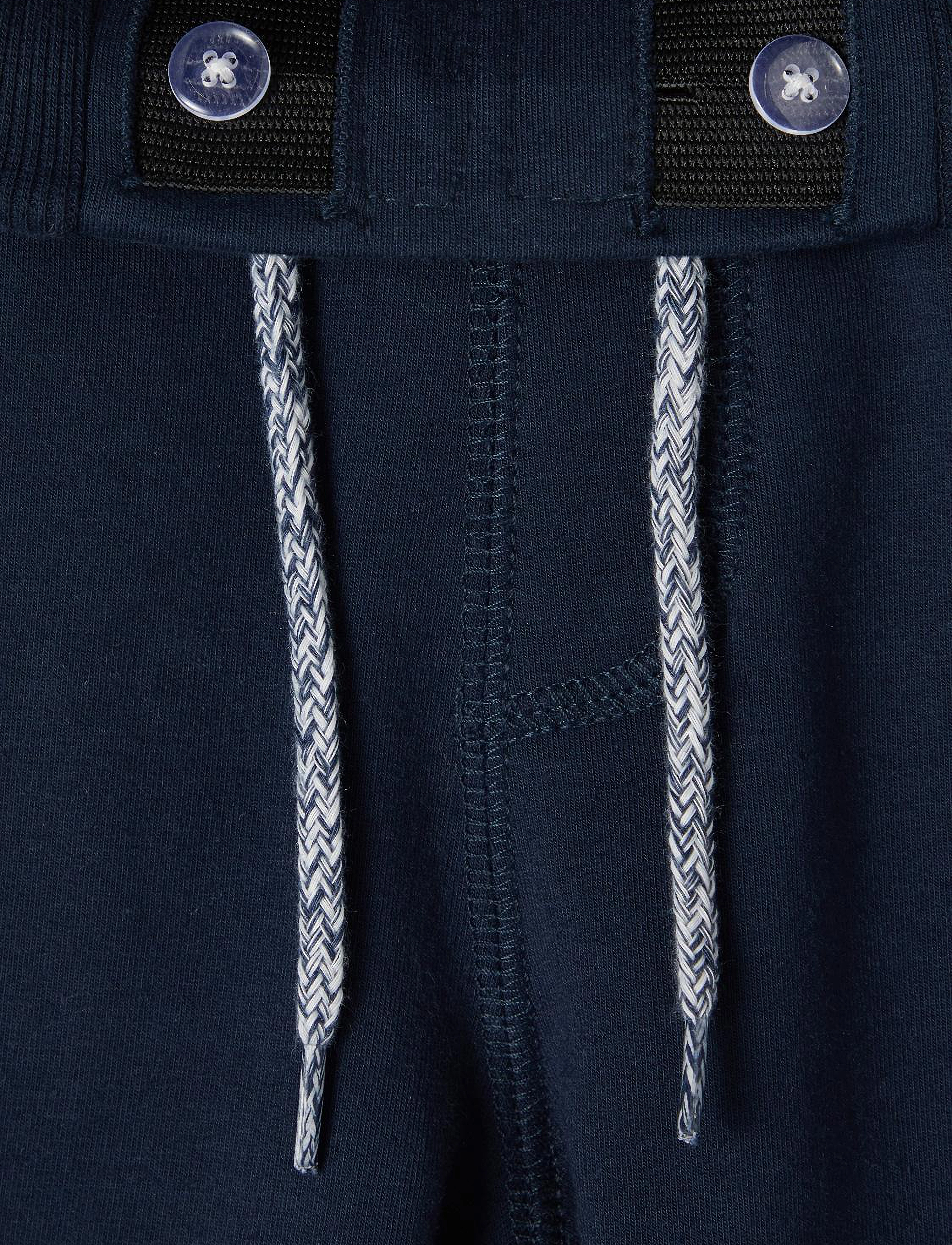 name it - NKMHONK SWE LONG SHORTS UNB NOOS - mjukisshorts - dark sapphire - 3