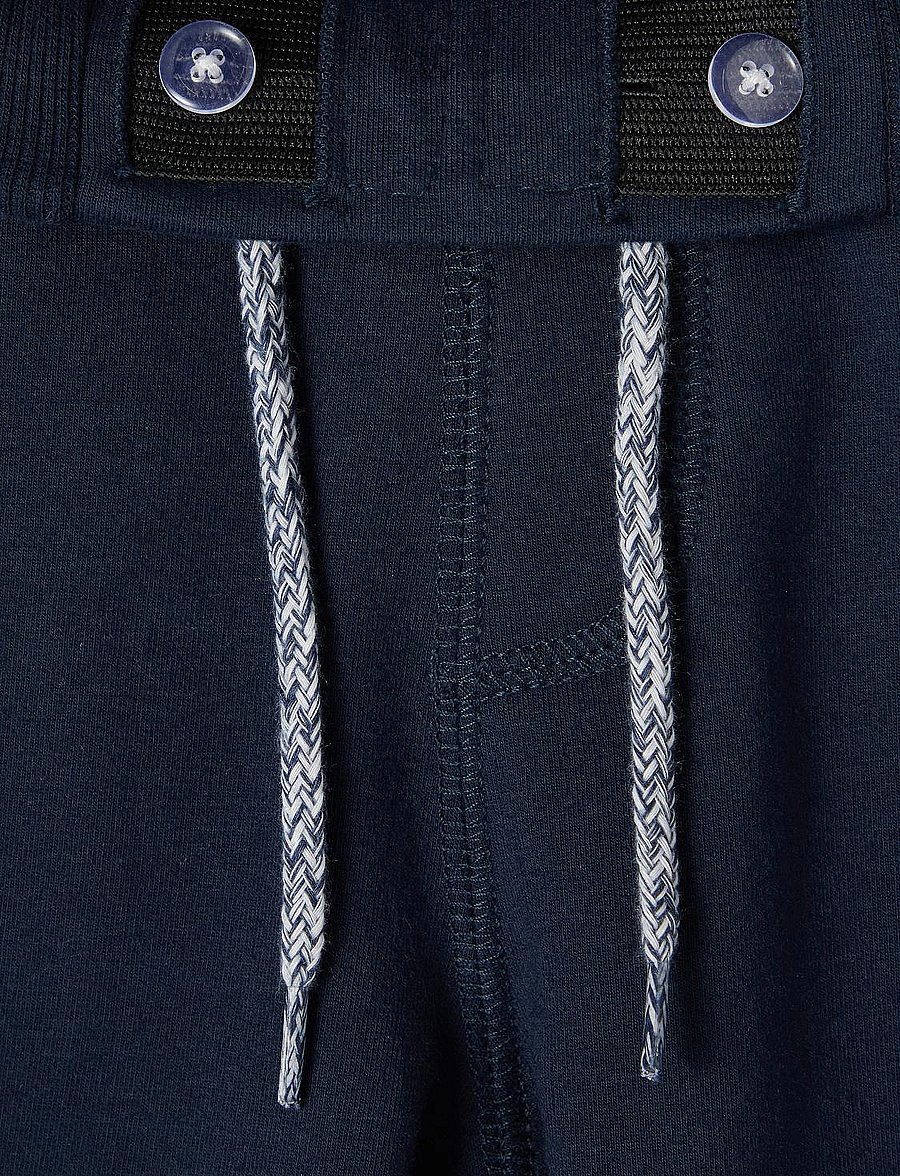 name it - NKMHONK SWE LONG SHORTS UNB NOOS - mjukisshorts - dark sapphire - 3