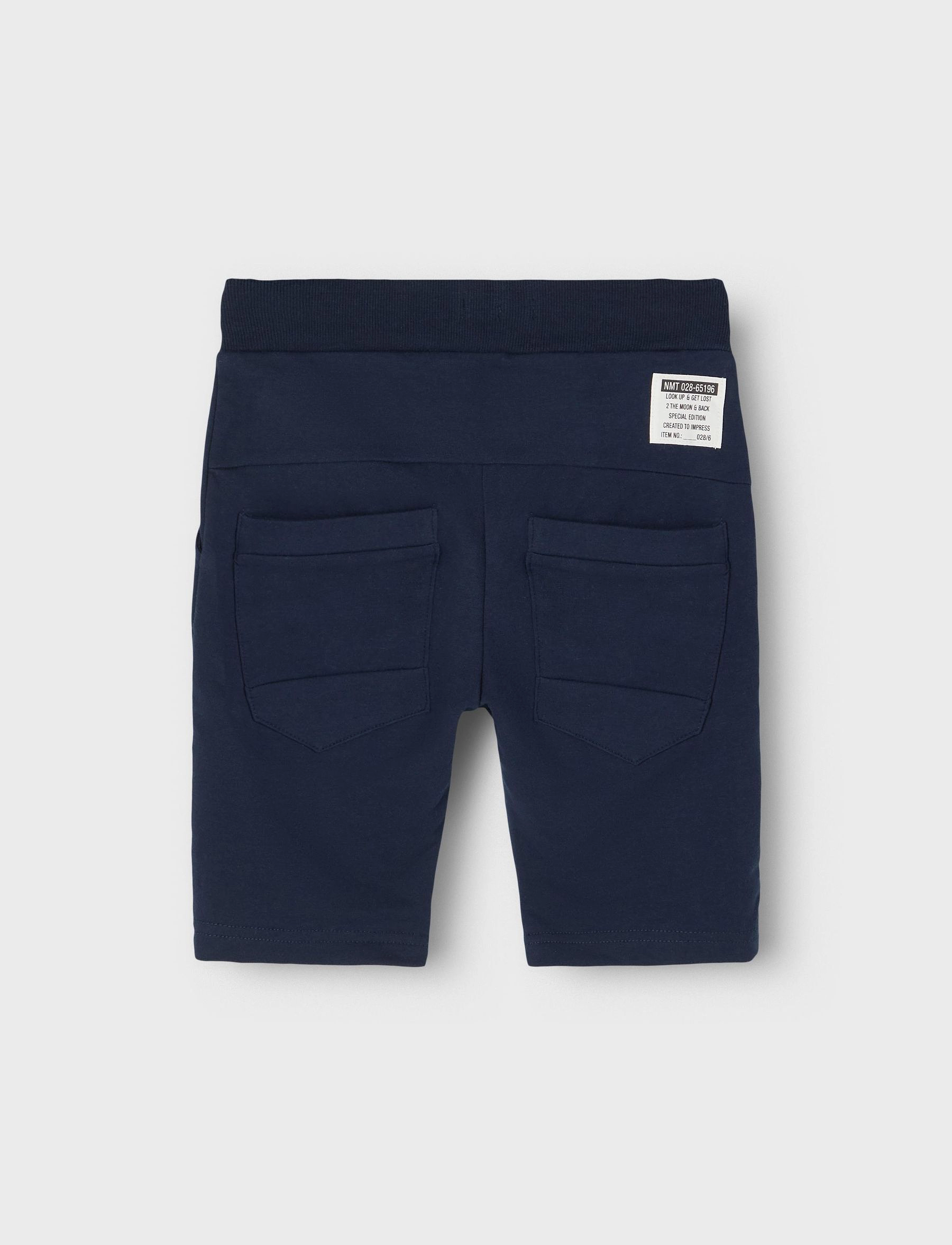 name it - NKMHONK SWE LONG SHORTS UNB NOOS - sweatshorts - dark sapphire - 3