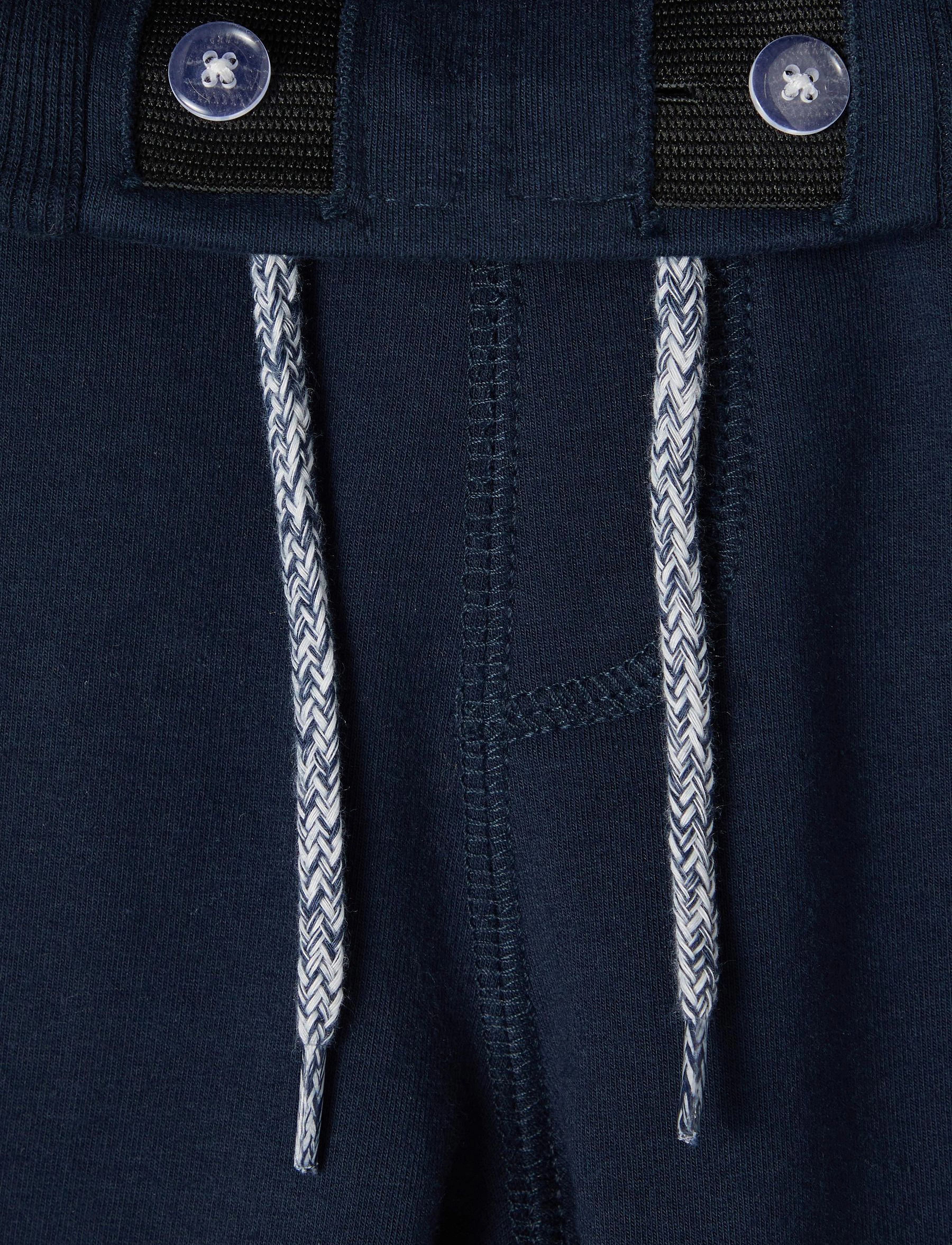 name it - NKMHONK SWE LONG SHORTS UNB NOOS - sweatshorts - dark sapphire - 4