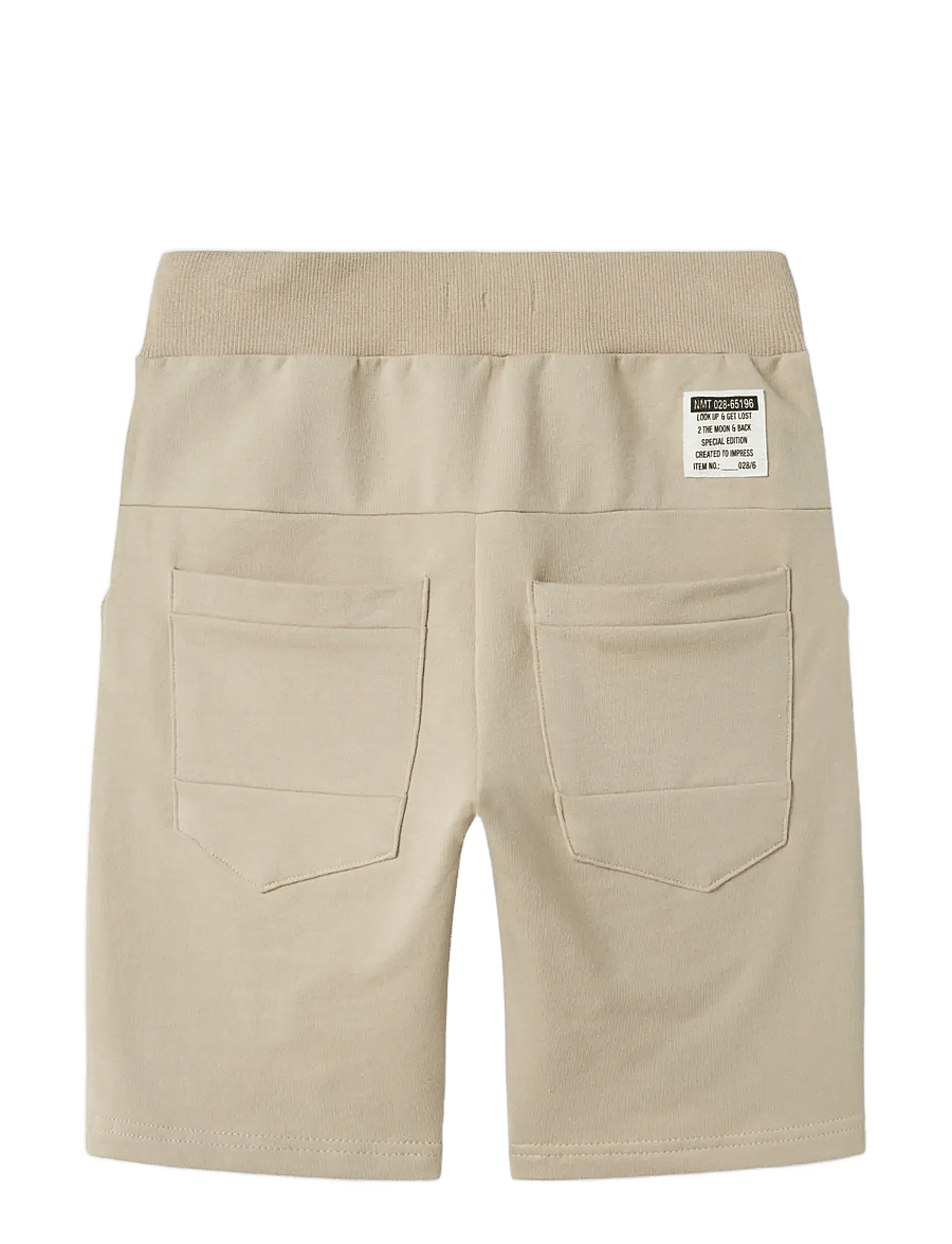 name it - NKMHONK SWE LONG SHORTS UNB NOOS - sweatshorts - pure cashmere - 1