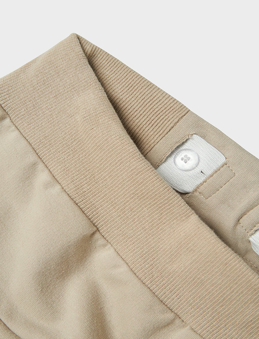 name it - NKMHONK SWE LONG SHORTS UNB NOOS - sweatshorts - pure cashmere - 2