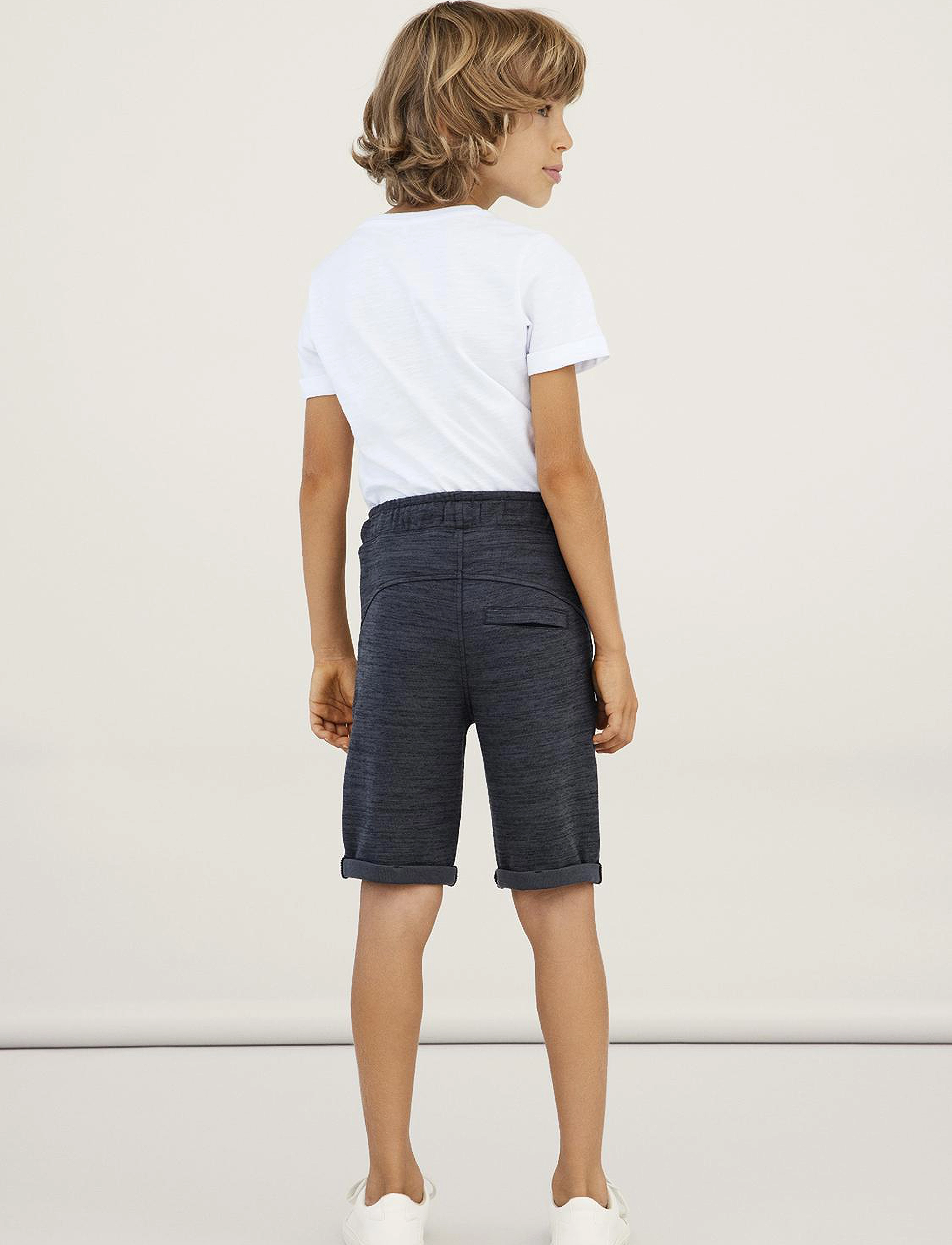 name it - NKMSCOTTT SWE LONG SHORTS UNB NOOS - asphalt - 4