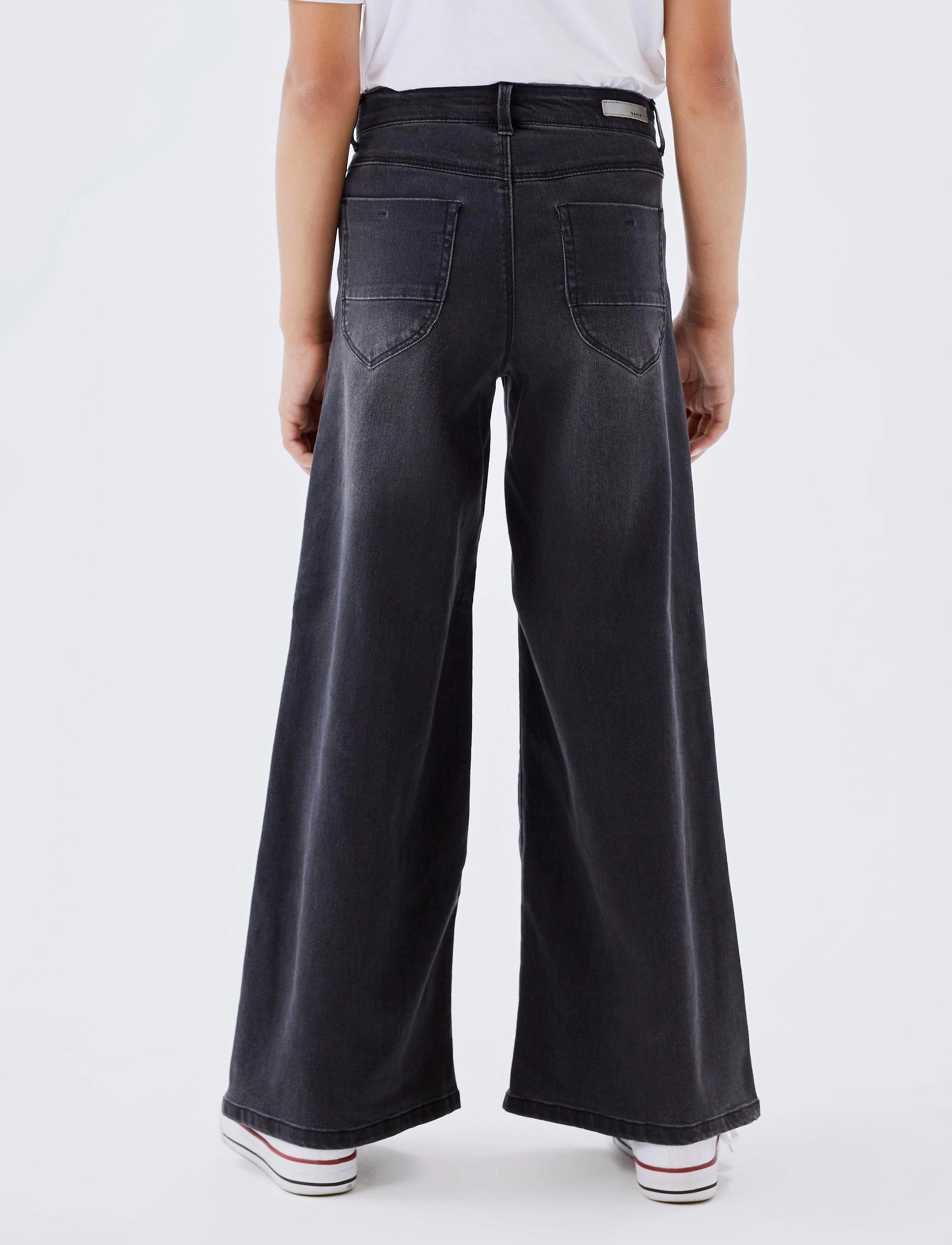 name it - NKFBELLA WIDE JEANS 1463-SP NOOS - jeans - black denim - 3
