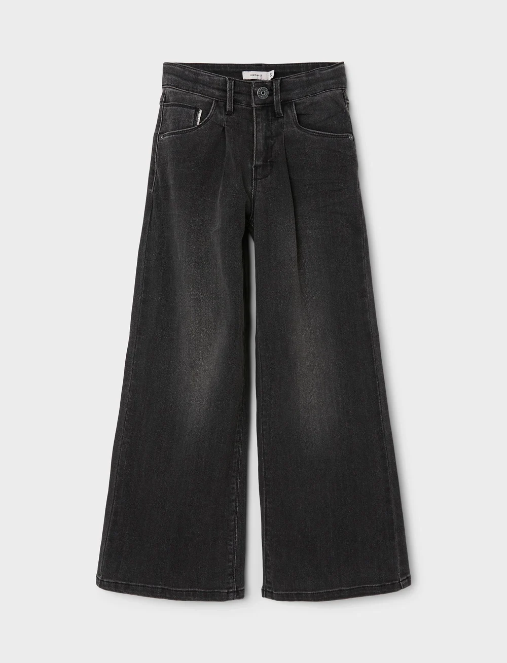 name it - NKFBWIDE DNMTASPERS 2528 PANT - vida jeans - black denim - 4
