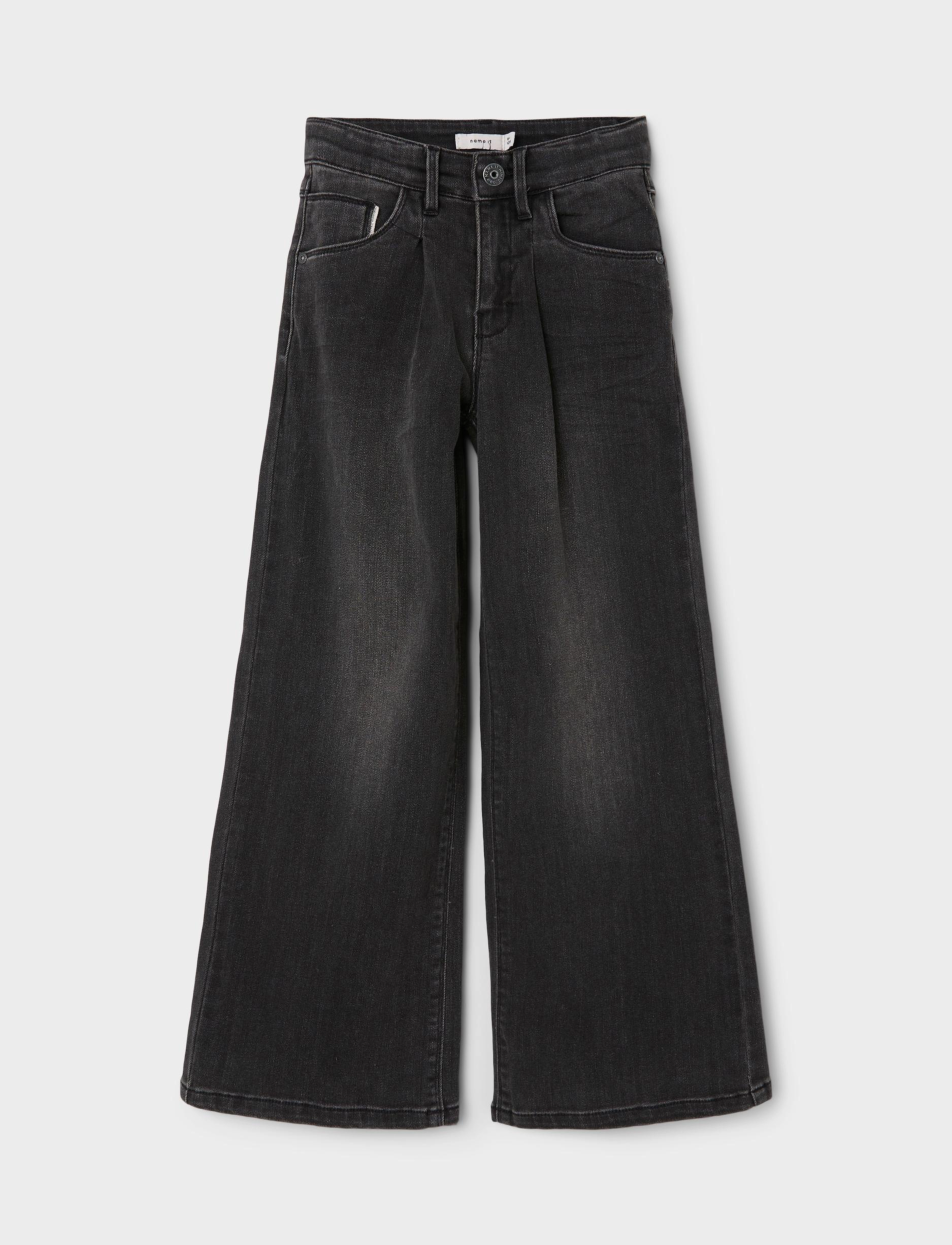 name it - NKFBELLA WIDE JEANS 1463-SP NOOS - jeans - black denim - 4