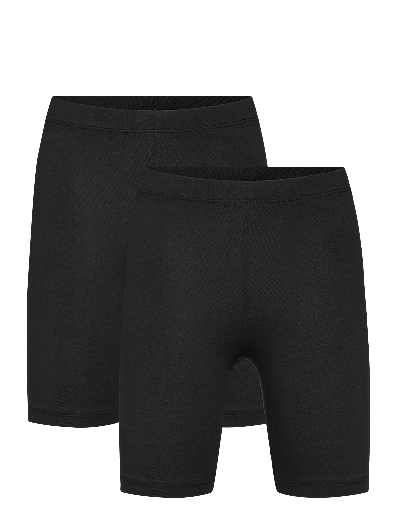 name it - NKFVIVIAN 2P SOLID SHORT LEGGING NOOS - casual shorts - black - 1