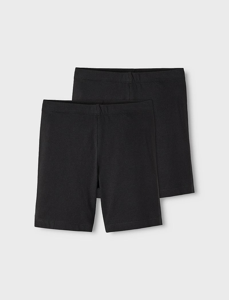 name it - NKFVIVIAN 2P SOLID SHORT LEGGING NOOS - casual shorts - black - 5