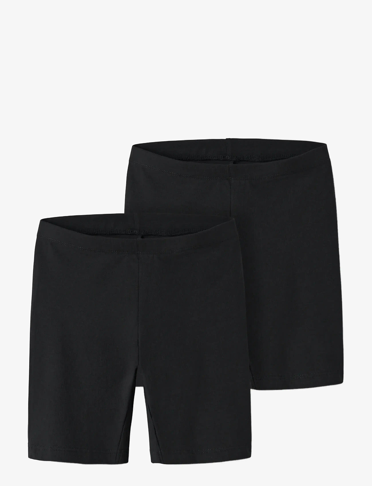 name it - NKFVIVIAN 2P SOLID SHORT LEGGING NOOS - multipack leggings - black - 4