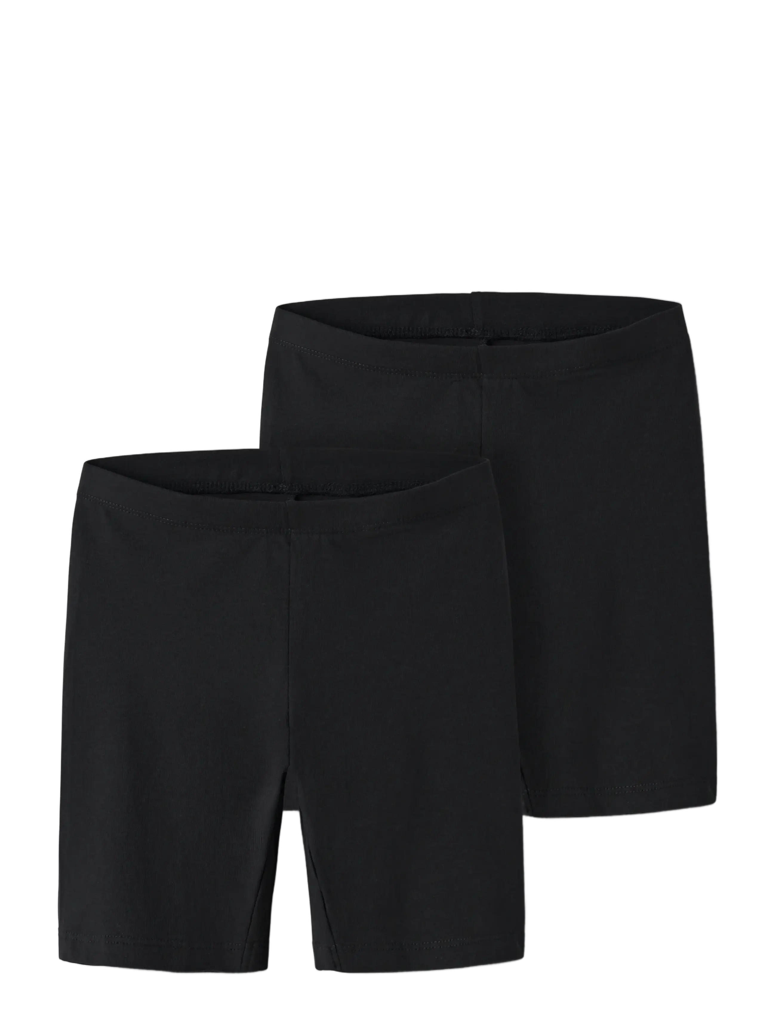 name it - NKFVIVIAN 2P SOLID SHORT LEGGING NOOS - multipack leggings - black - 4