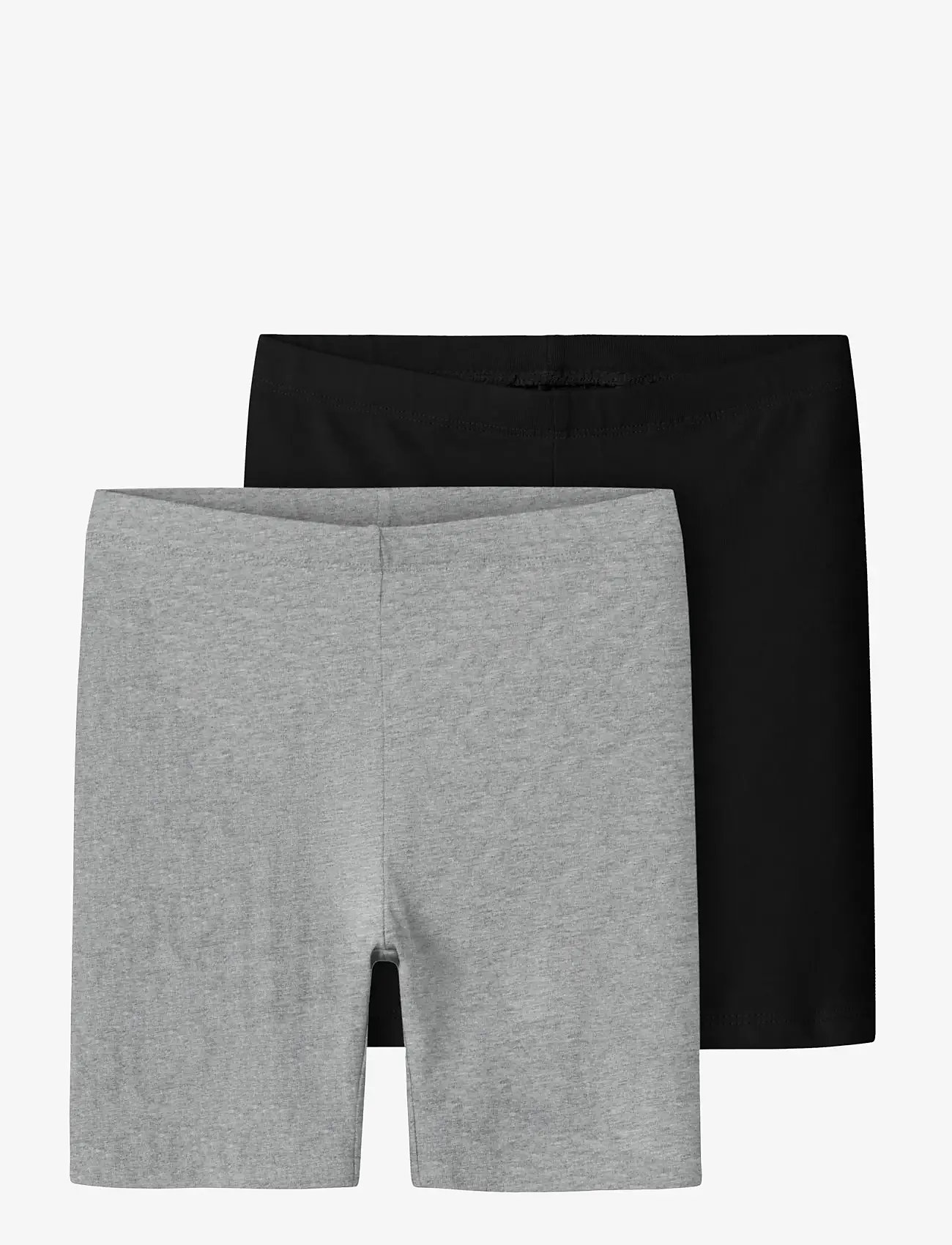 name it - NKFVIVIAN 2P SOLID SHORT LEGGING NOOS - casual shorts - black - 0