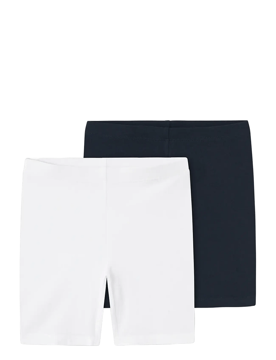 name it - NKFVIVIAN 2P SOLID SHORT LEGGING NOOS - mitmepakendiga püksid - dark sapphire - 0