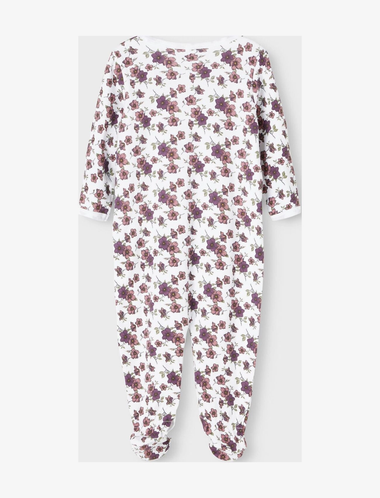 name it - NBFNIGHTSUIT 2P W/F PRUNE PURPLE NOOS - prune purple - 1