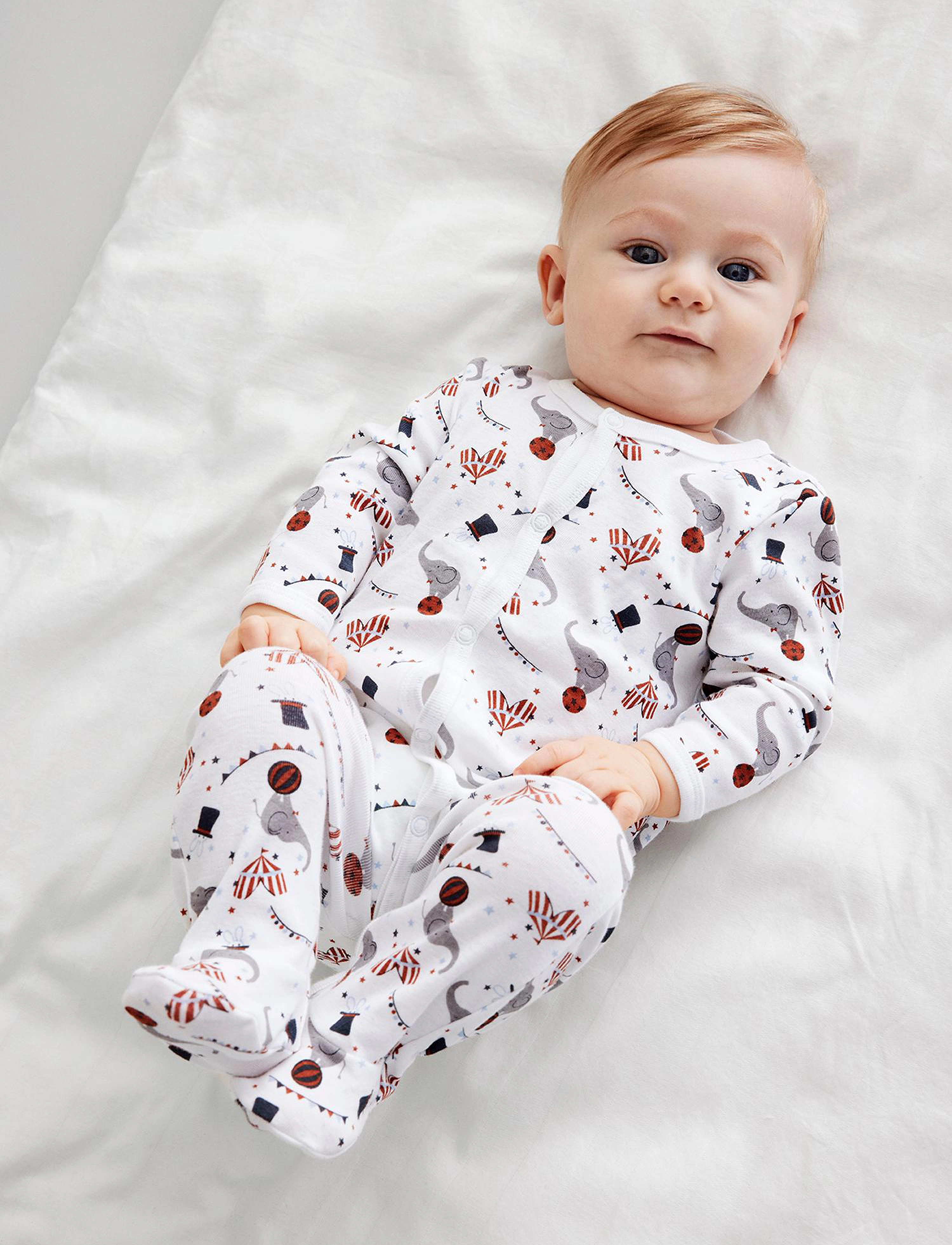 name it - NBNNIGHTSUIT 2P W/F GREY MEL CIRCUS NOOS - grey melange - 2