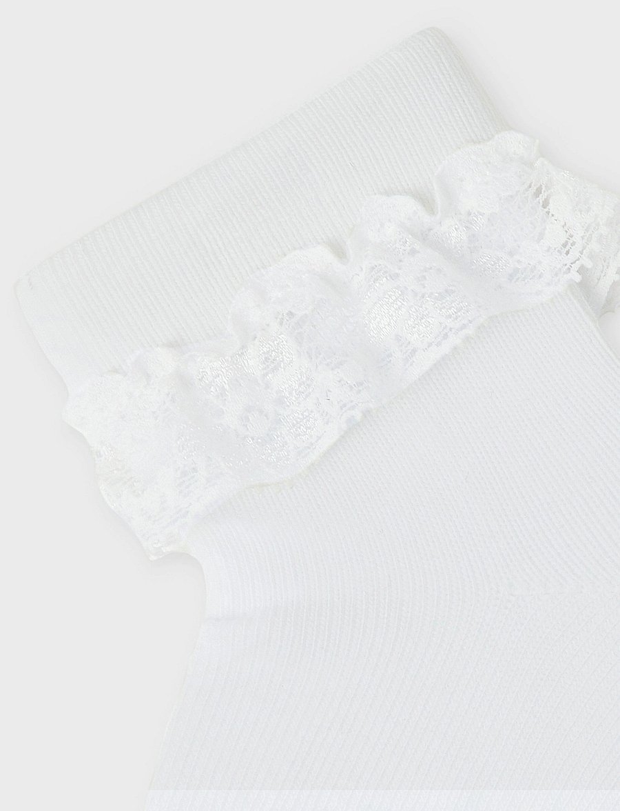name it - NBFOPAGNA SOCK - bebisstrumpor - bright white - 2