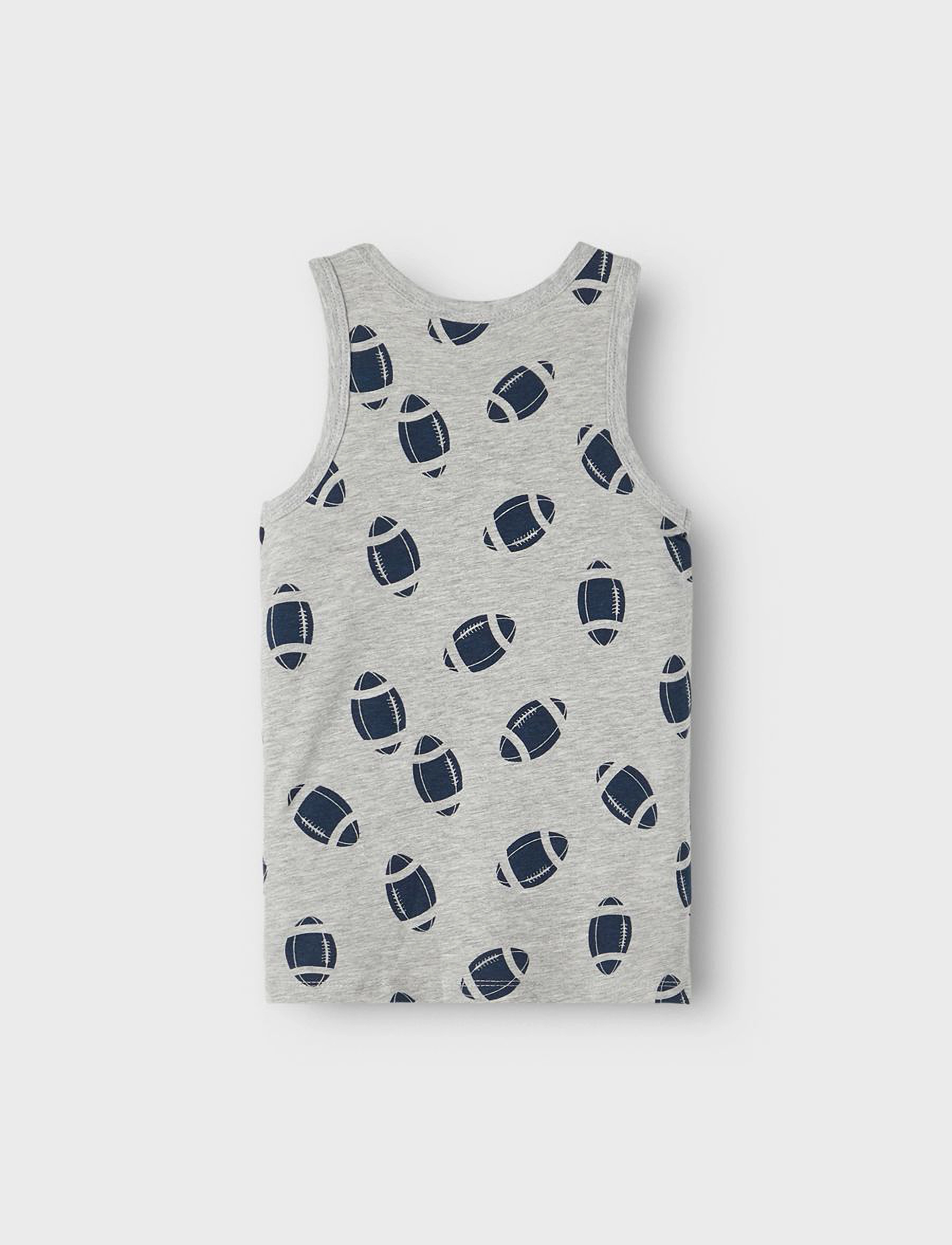 name it - NMMTANK TOP 2P GREY MEL RUGBY NOOS - grey melange - 1