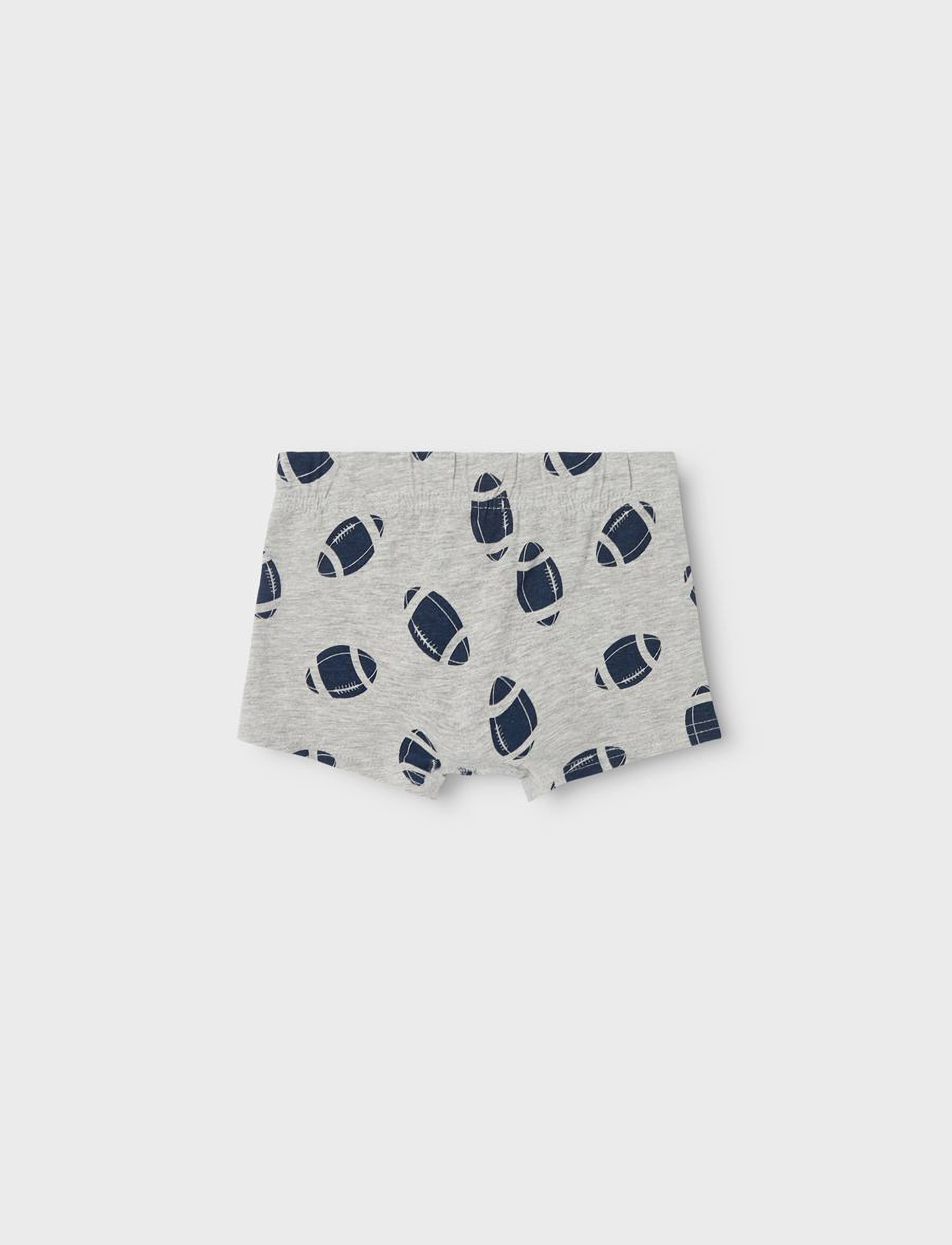 name it - NMMTIGHTS 3P GREY MEL RUGBY NOOS - grey melange - 1
