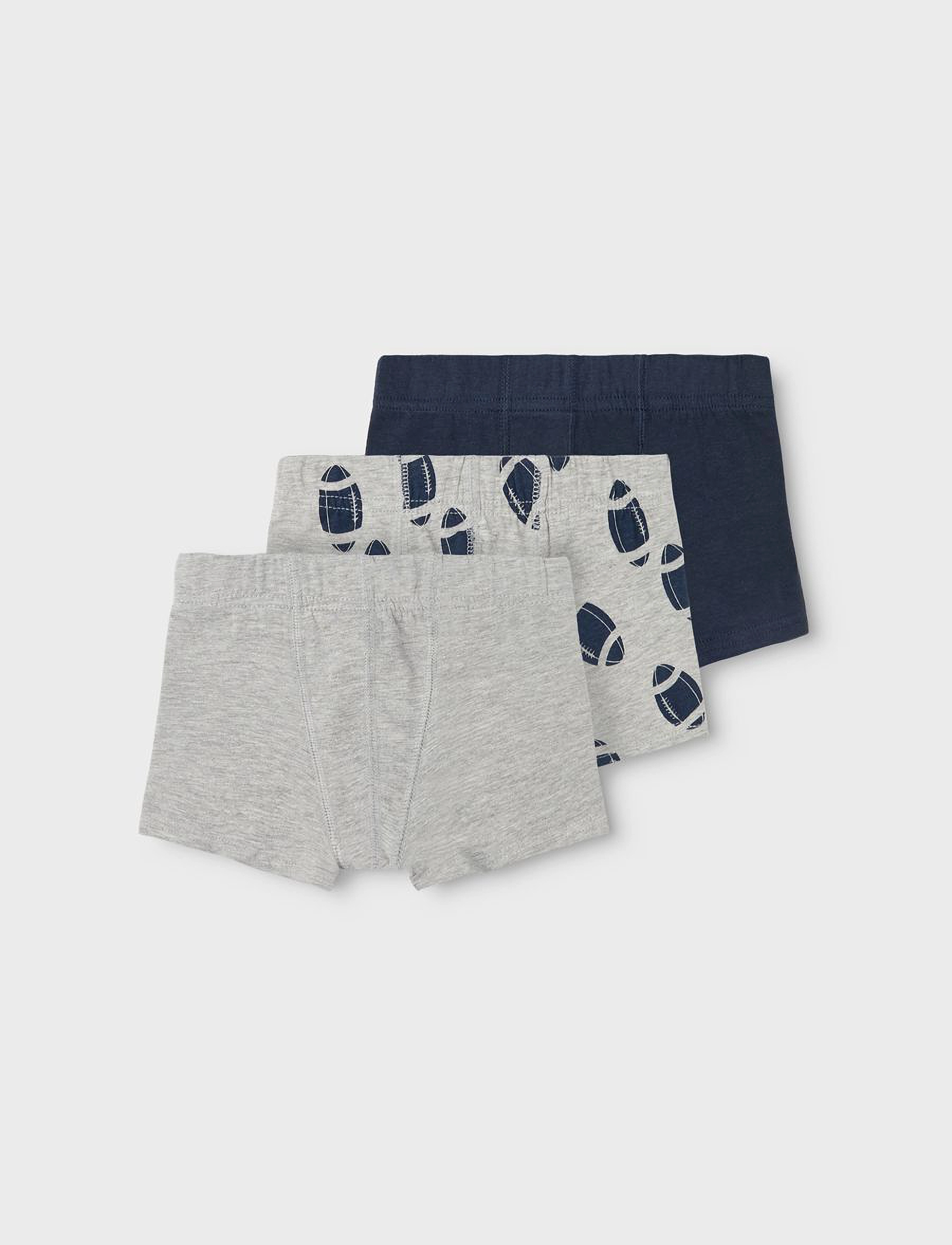 name it - NMMTIGHTS 3P GREY MEL RUGBY NOOS - grey melange - 2