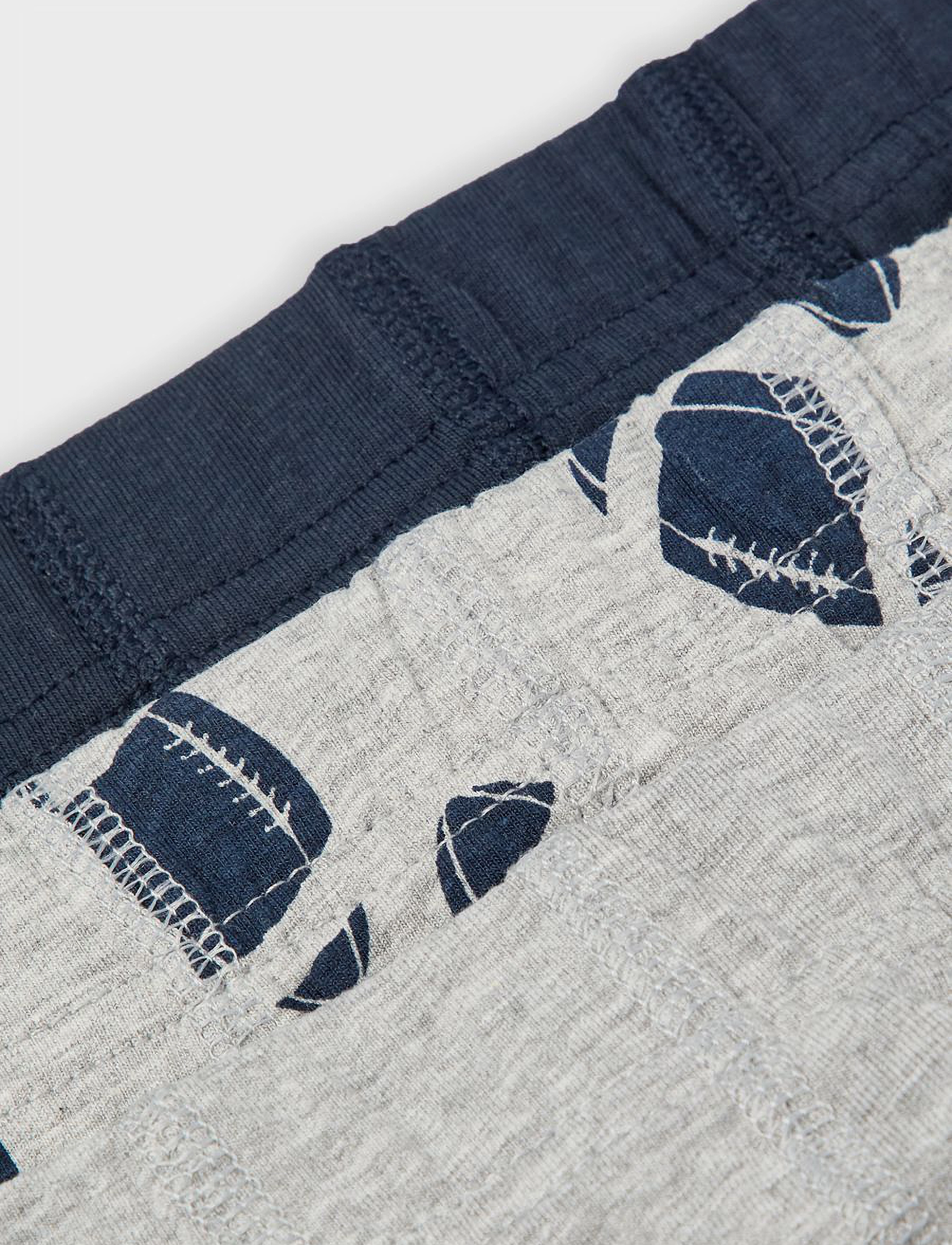 name it - NMMTIGHTS 3P GREY MEL RUGBY NOOS - grey melange - 4