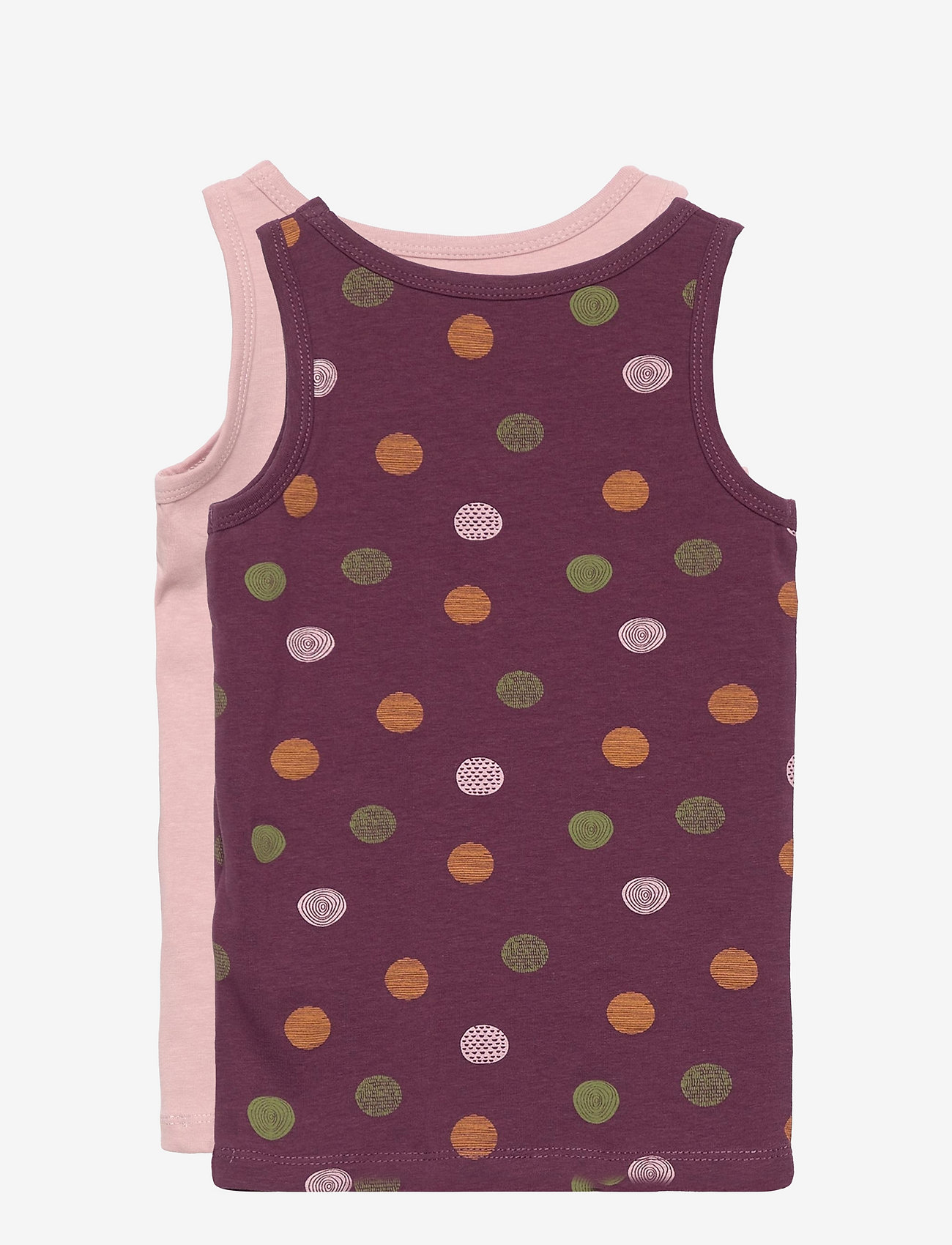 name it - NMFTANK TOP 2P PRUNE PURPLE DOT - prune purple - 1