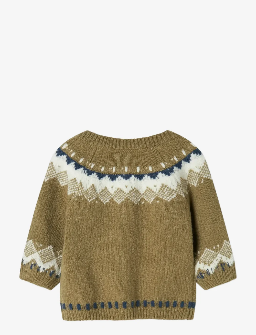 name it - NBMOLAN LS KNIT CARD - koftor - mermaid - 1