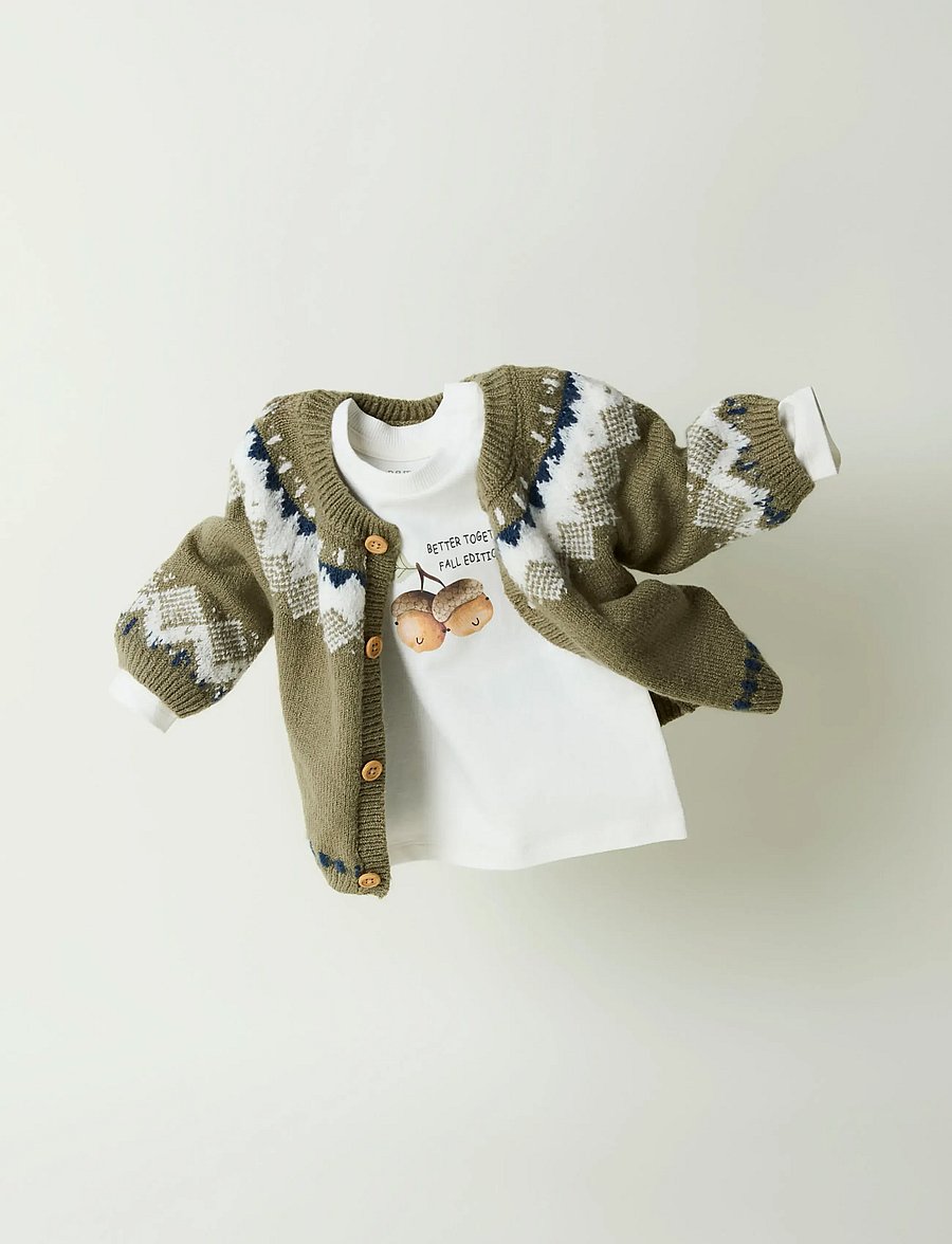 name it - NBMOLAN LS KNIT CARD - koftor - mermaid - 3